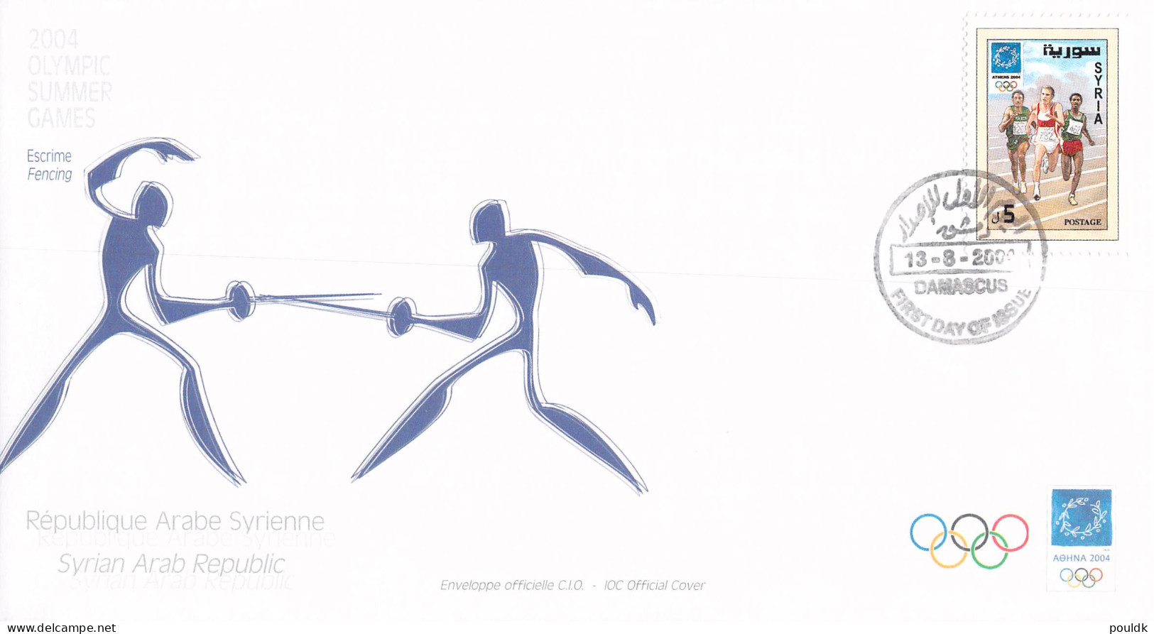 Olympic Games in Athens 2004 - ten covers, looks like FDC. Postal weight approx 0,09 kg. Please read Sales Con