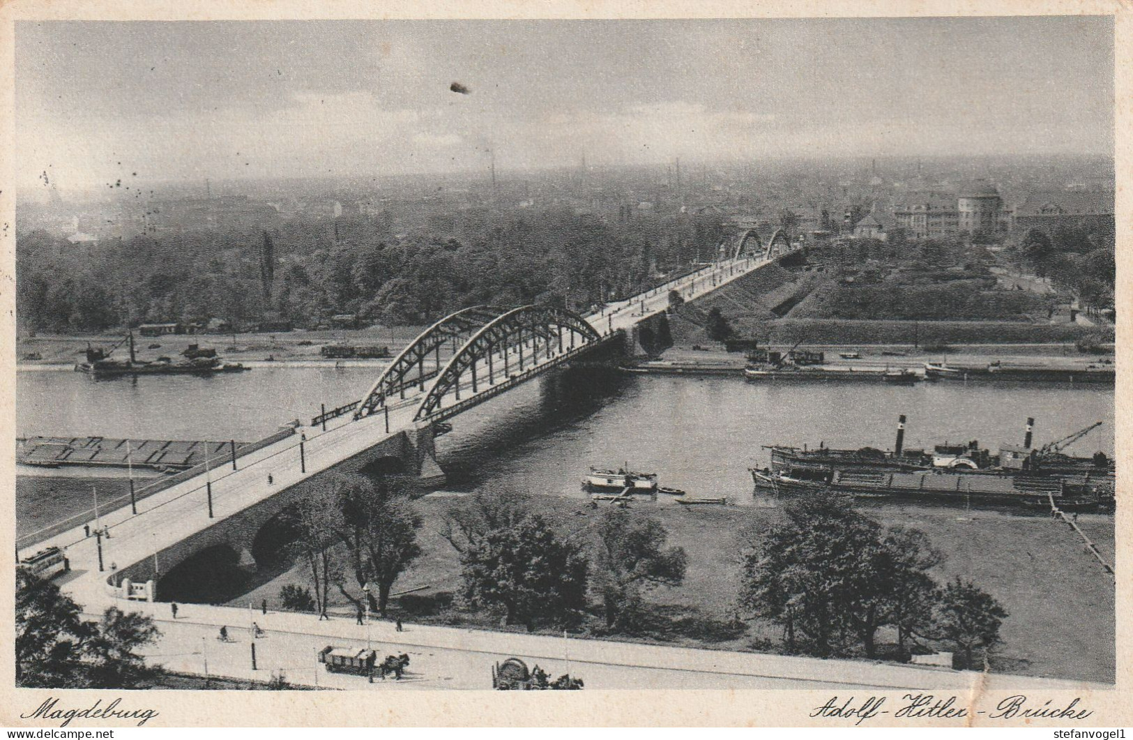 Magdeburg  Gel. 1934   A.-H.-Brücke - Magdeburg