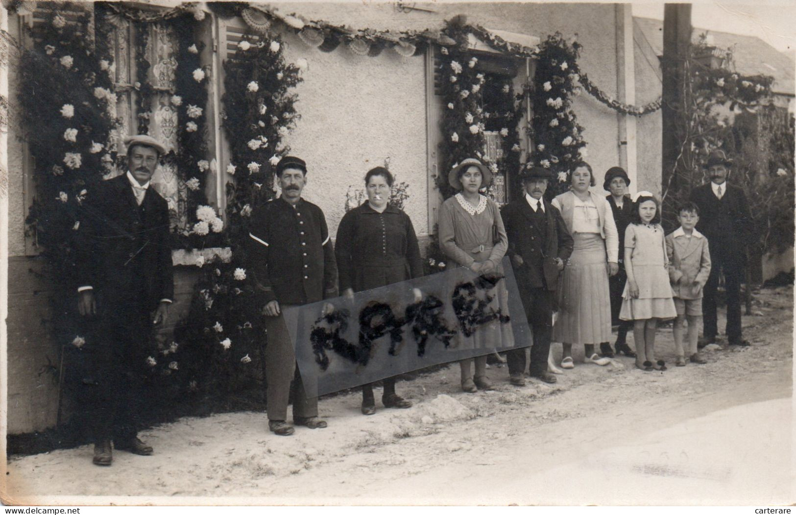 CARTE PHOTO,06,ALPES MARITIMES,SOSPEL,JOUR DE LA FETE DIEU,RARE - Sospel