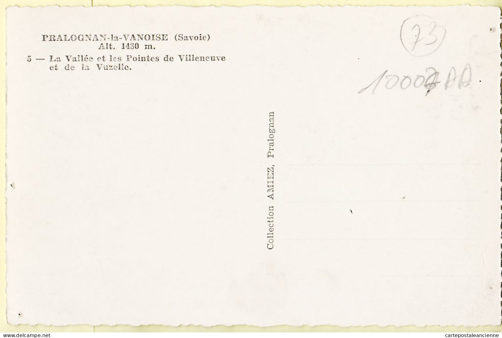 27720 / Savoie PRALOGNAN VANOISE VALLEE POINTES VILLENEUVE VUZELLE CPSM 1950s - JANSOL AMIEZ 5 - Pralognan-la-Vanoise