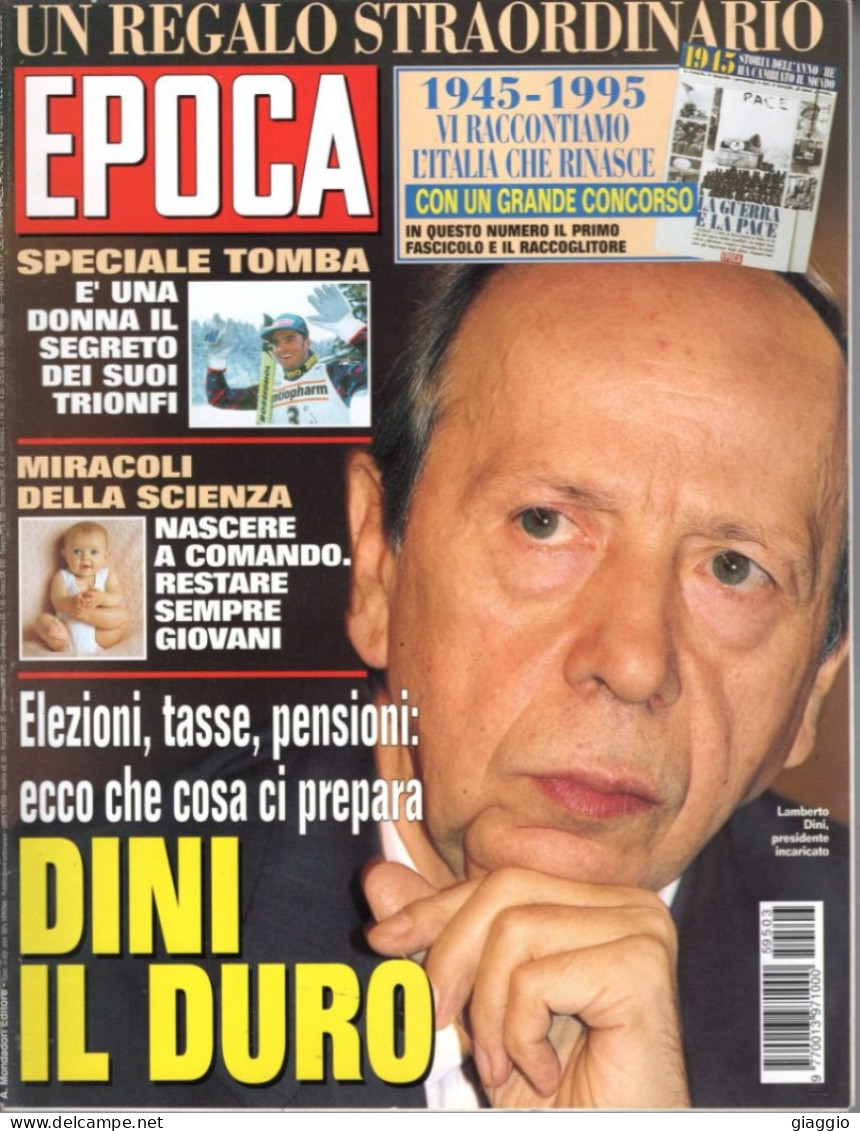 °°° RIVISTA EPOCA N° 2311 DEL 22 GENNAIO 1995 °°° - Sonstige & Ohne Zuordnung