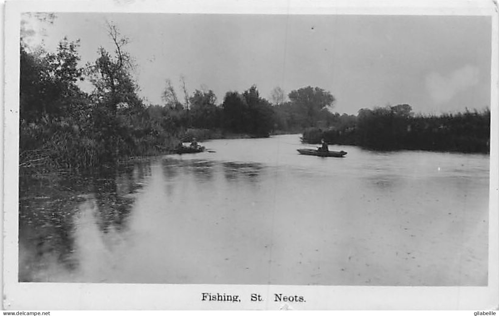 Cambridgeshire - St Neots - Fishing - 1915 - Other & Unclassified