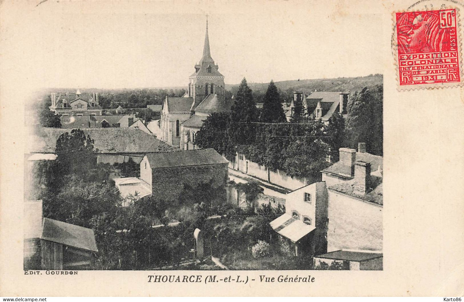 Thouarcé * Vue Générale , Un Coin Du Village - Thouarce