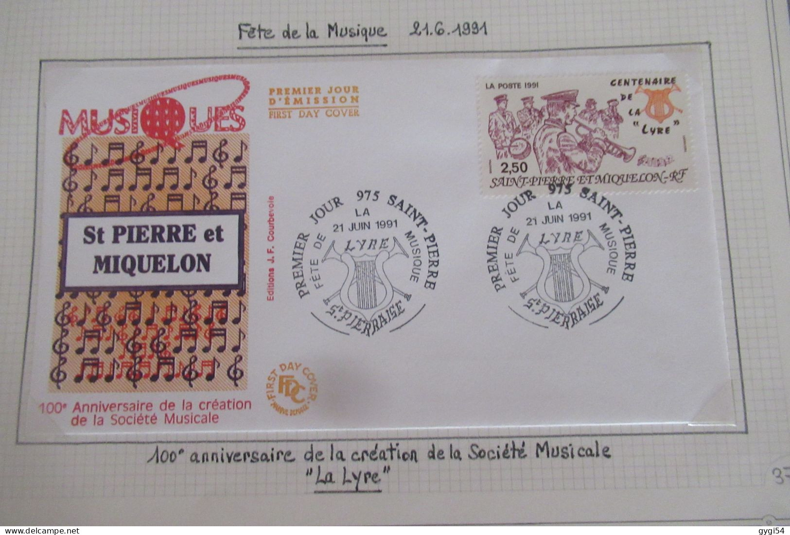 Saint-Pierre Et Miquelon FDC   1991 - FDC