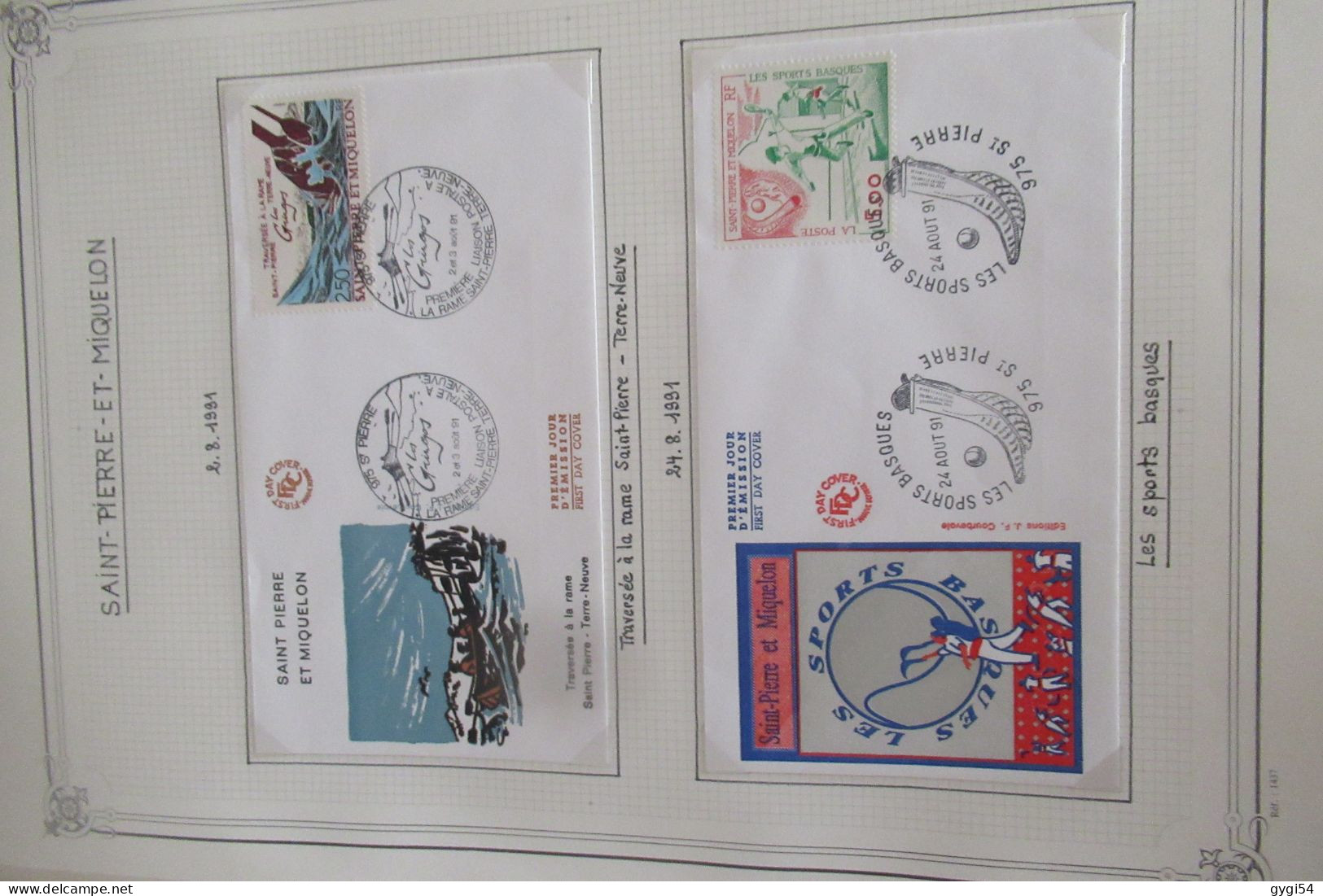 Saint-Pierre et Miquelon FDC   1991