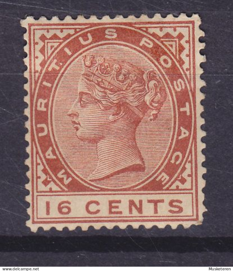 Mauritius 1885 Mi. 69, 16c. Queen Victoria, MH* - Mauritius (...-1967)