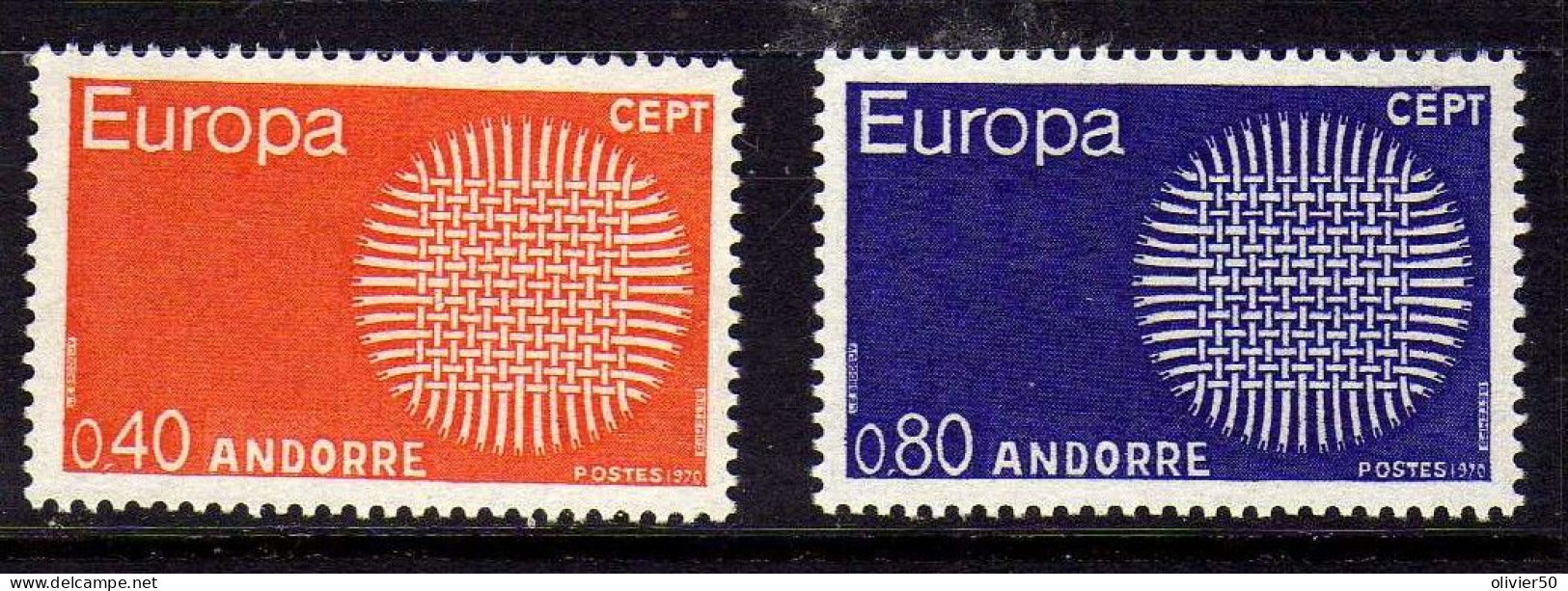 Andorre Francaise - 1970 - Europa   -Neufs** - MNH  - - Nuevos