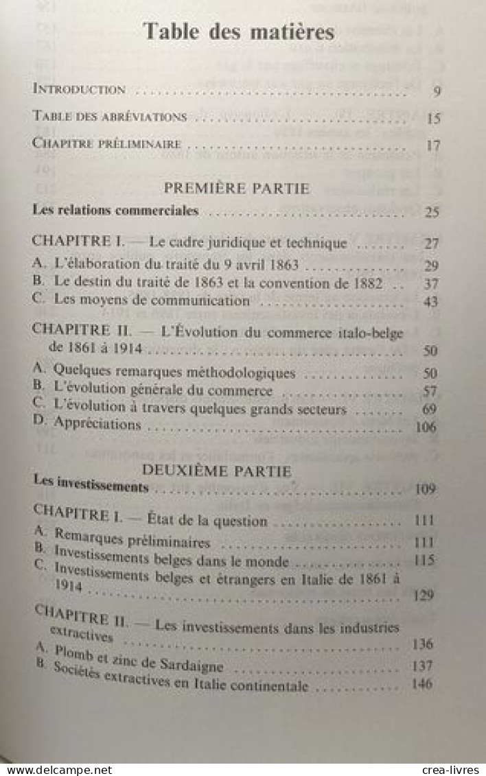 Les relations économiques italo-belges (1861-1914)