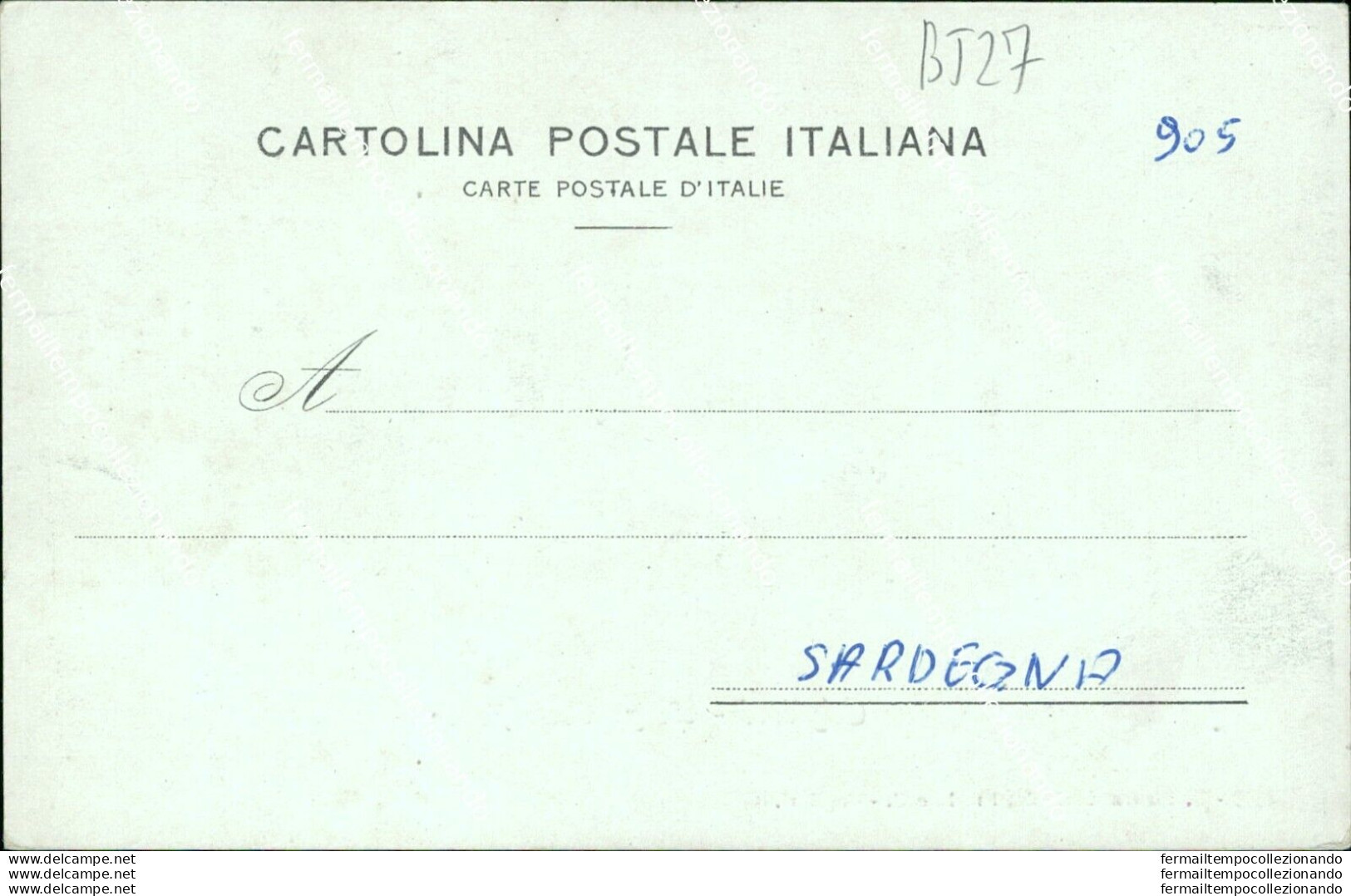 Bt27 Cartolina Cagliari Citta' Largo Carlo Felice Sardegna - Cagliari