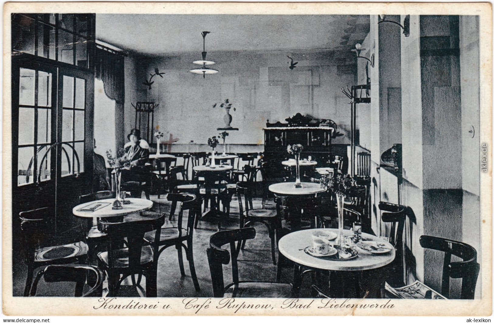 Bad Liebenwerda Konditorei Und Cafe Rupnow Ansichtskarte 1935 - Bad Liebenwerda