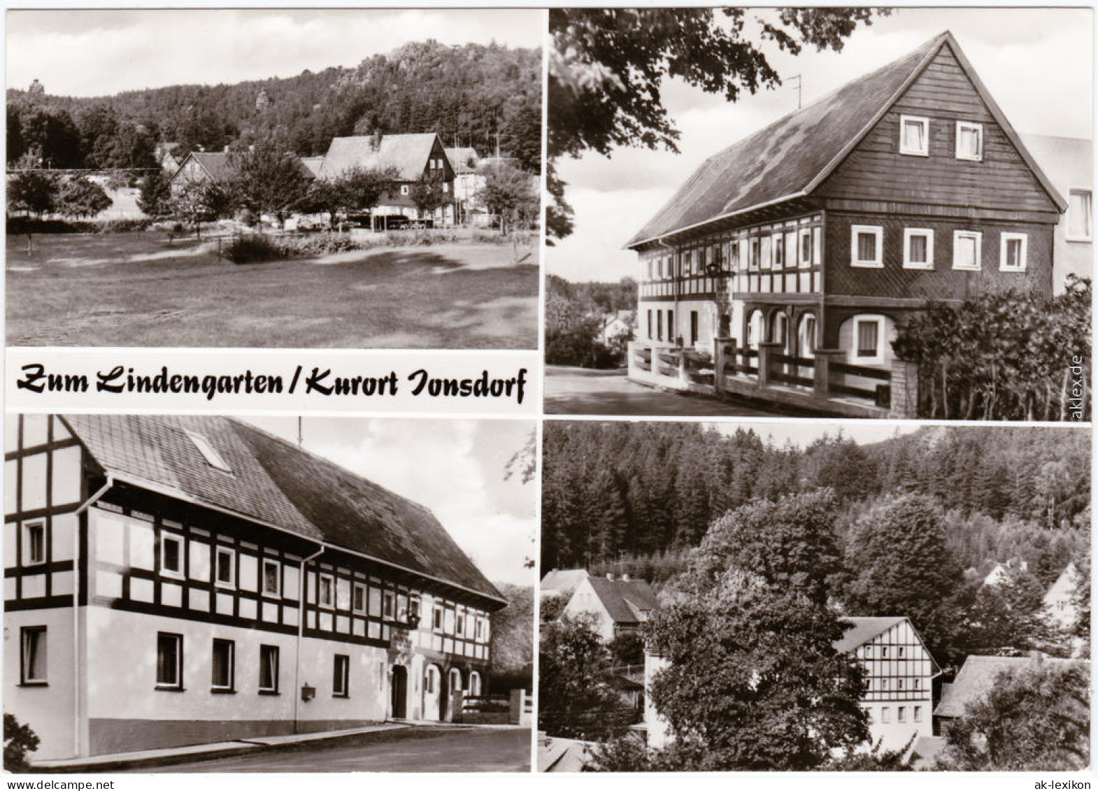 Jonsdorf Gaststäte Und Ferienobjekt B Oybin Zittau Oberlausitz 1982 - Jonsdorf