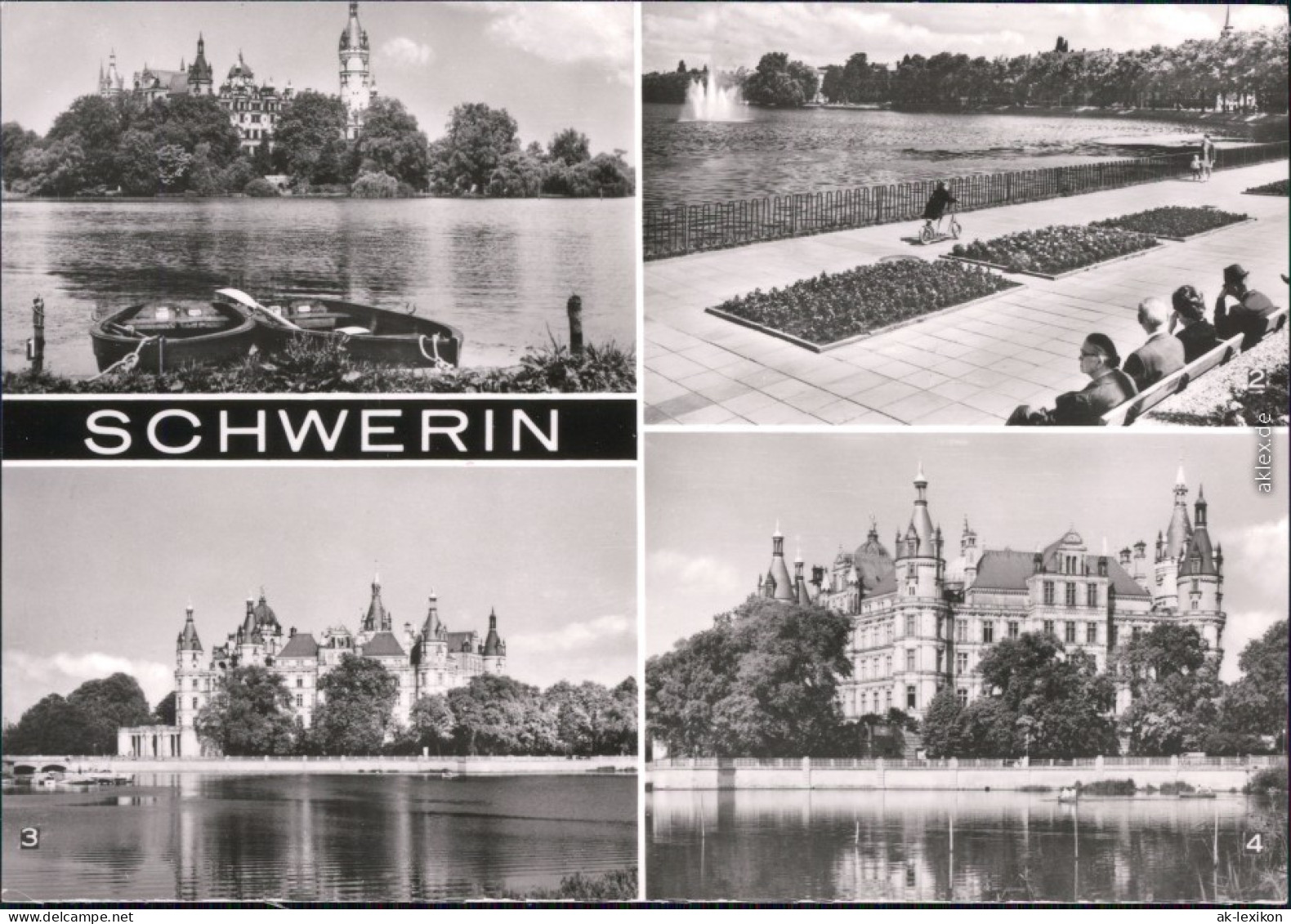 Ansichtskarte Schwerin Schweriner Schloss Mit Pfaffenteich 1983 - Schwerin