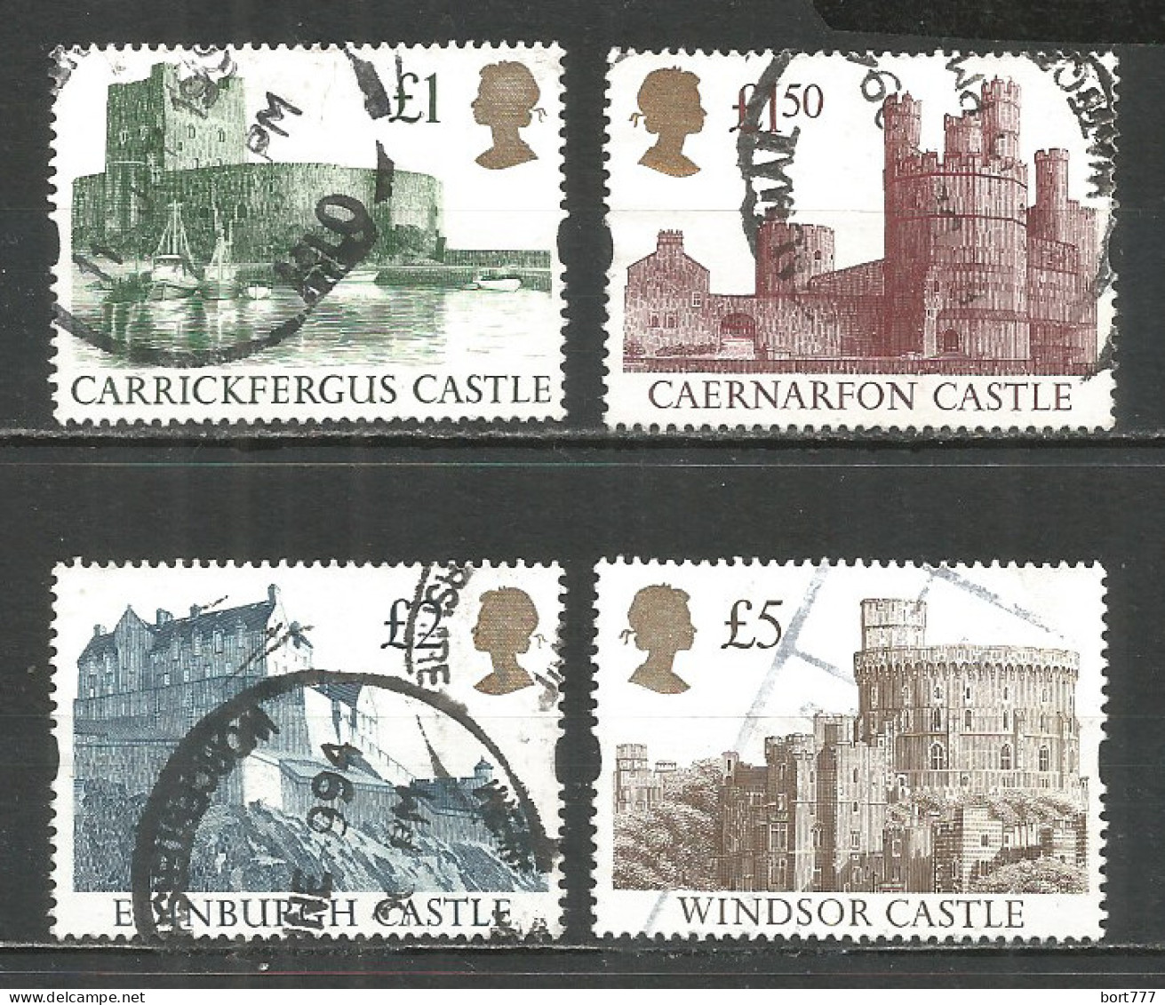 Great Britain 1992 Used Stamps 4v - Oblitérés