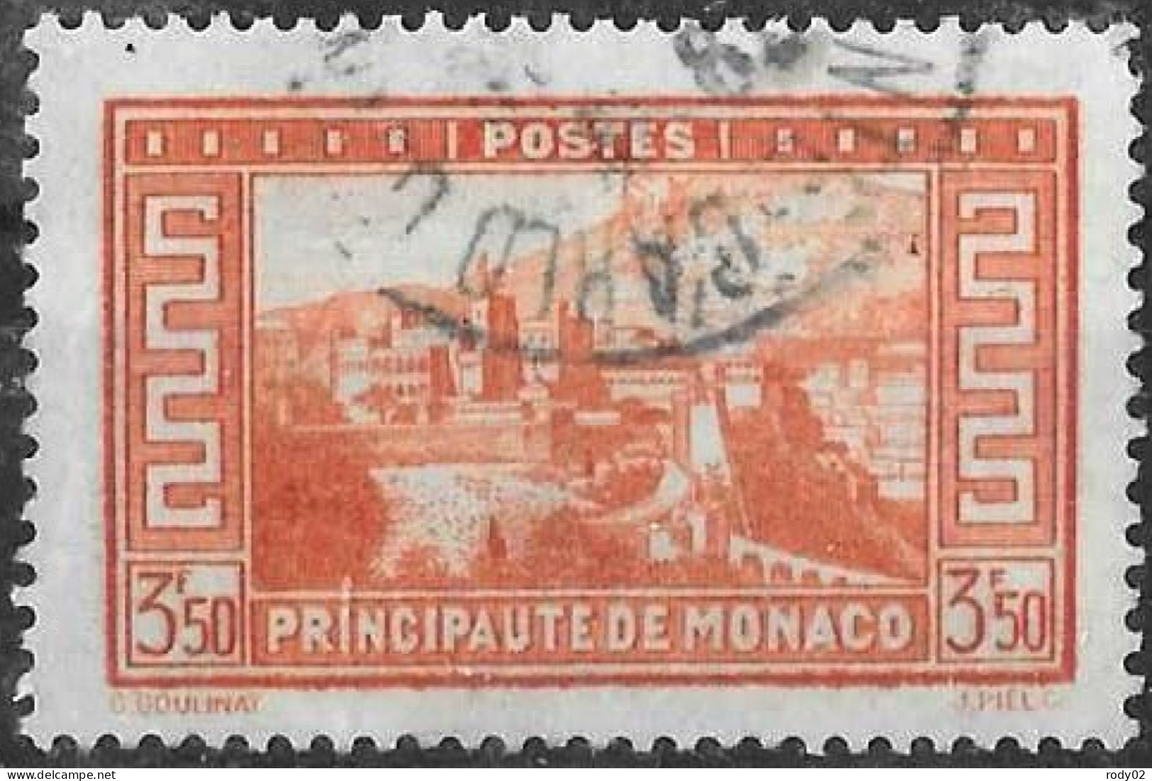 MONACO - N° 131 - OBLITERE - Gebraucht