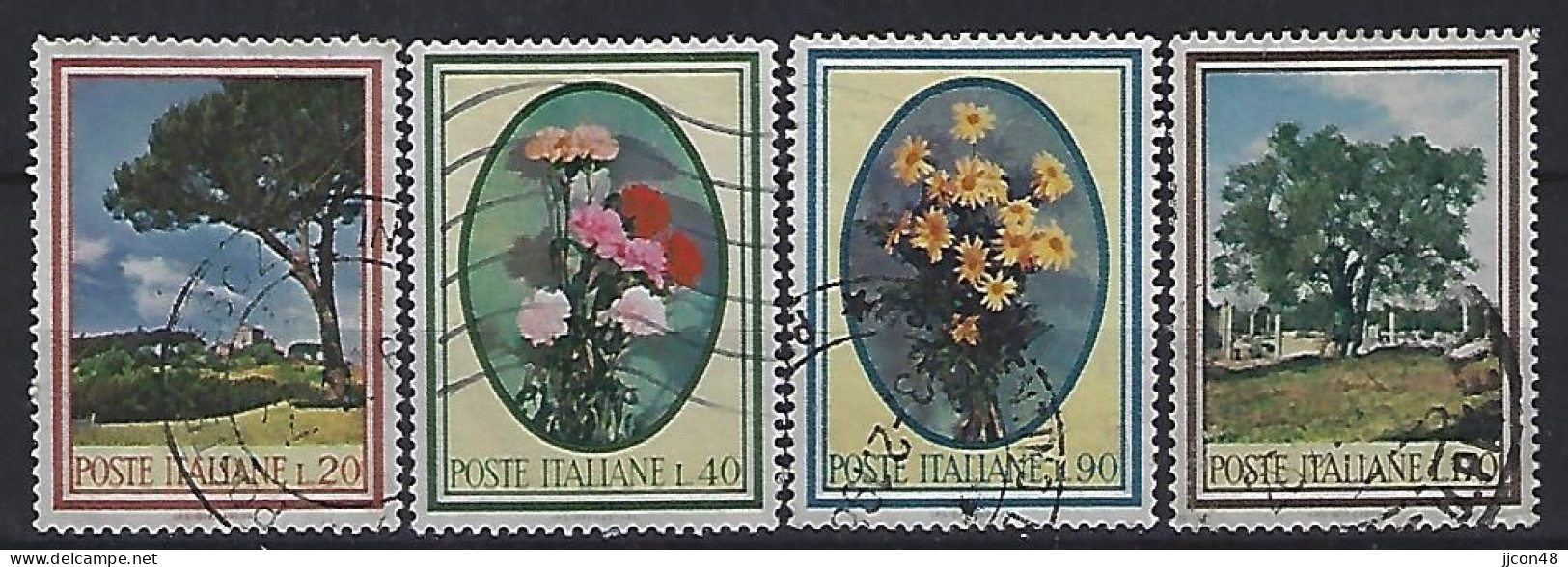 Italy 1966  Flora  (o) Mi.1206-1209 - 1961-70: Used