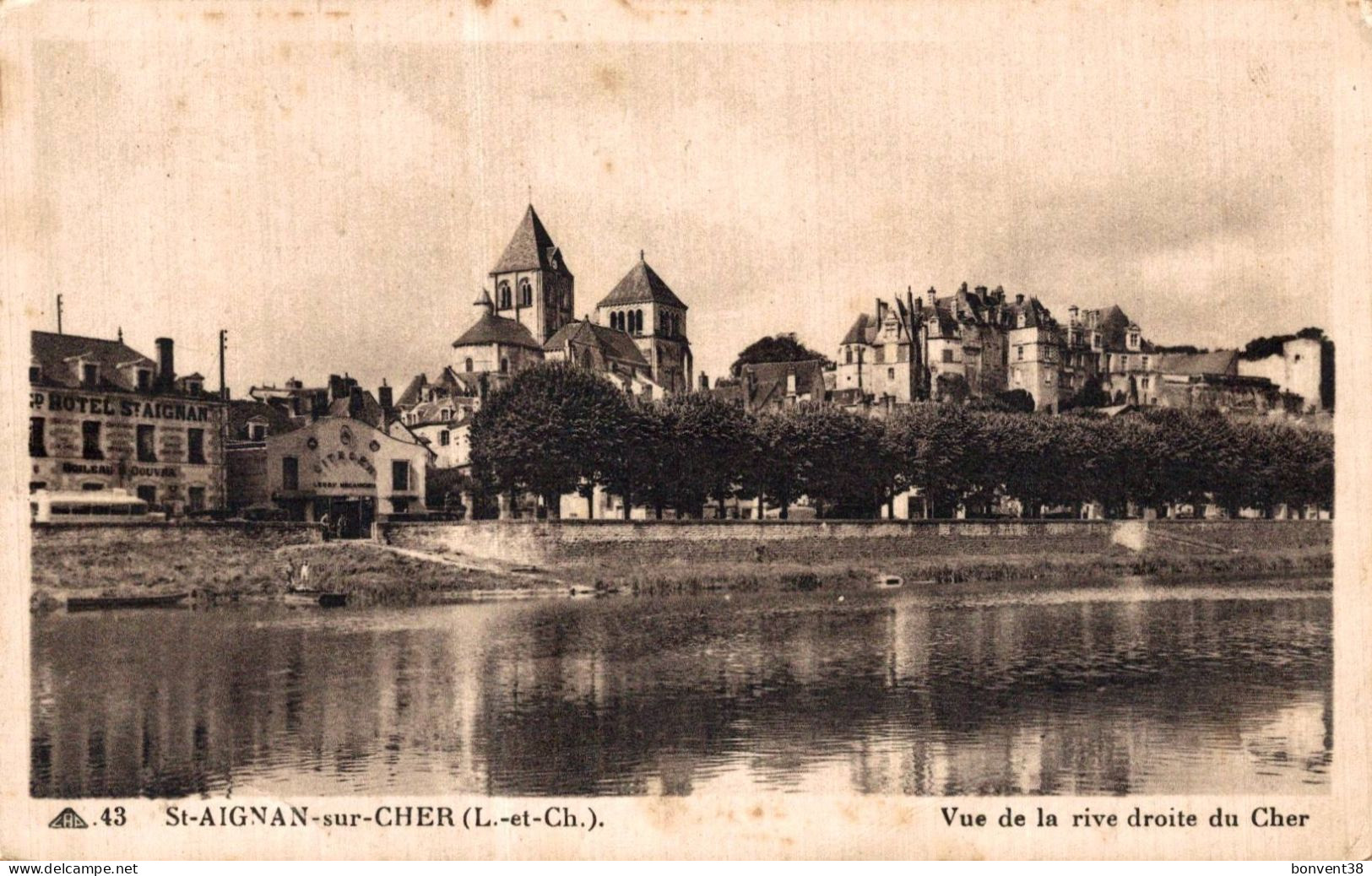 K0405 - St AIGNAN Sur CHER - D41 - Vue De La Rive Droite Du CHER - Saint Aignan