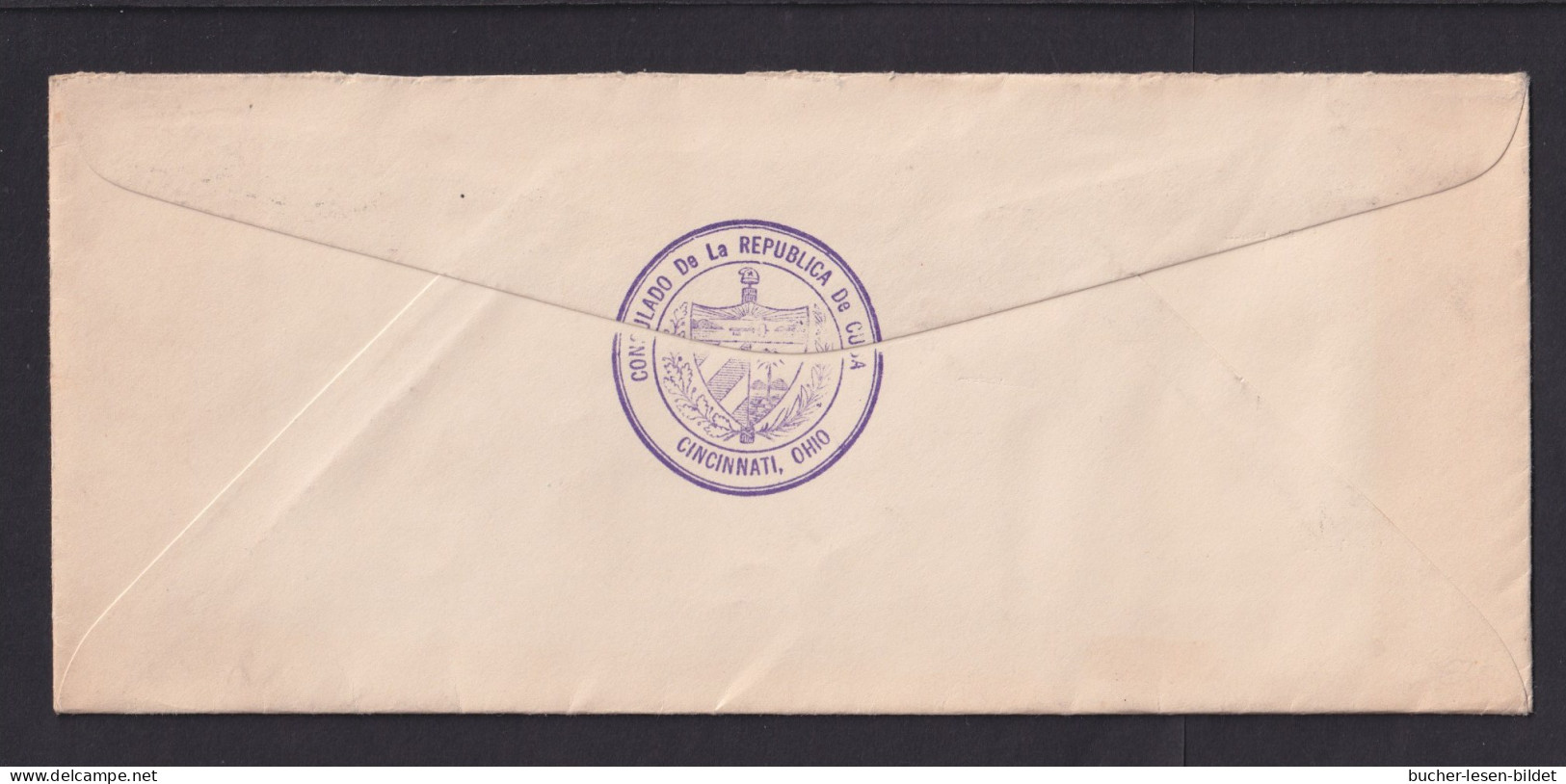 1945 - Consulatsbrief Cuba Portofrei Nach Cincinnati - Storia Postale