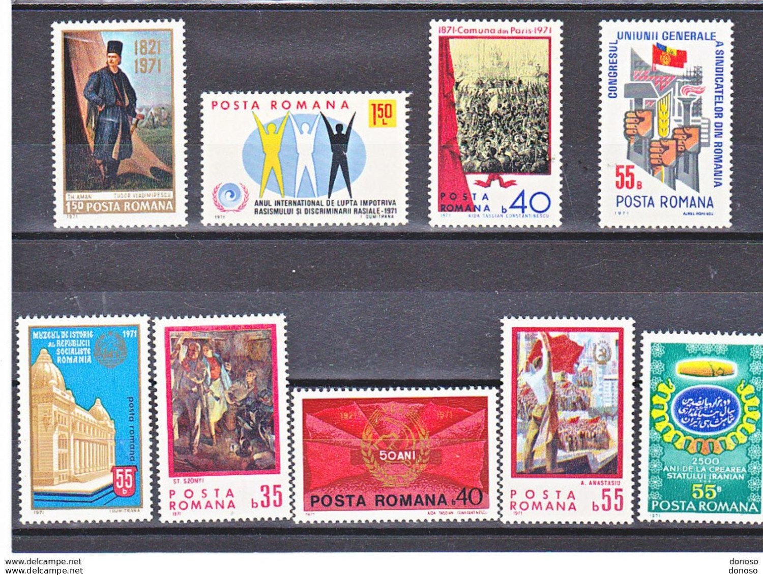 ROUMANIE 1971 Yvert 2592-2595 + 2604-2607 + 2658 NEUF** MNH Cote 7,50 Euros - Nuovi