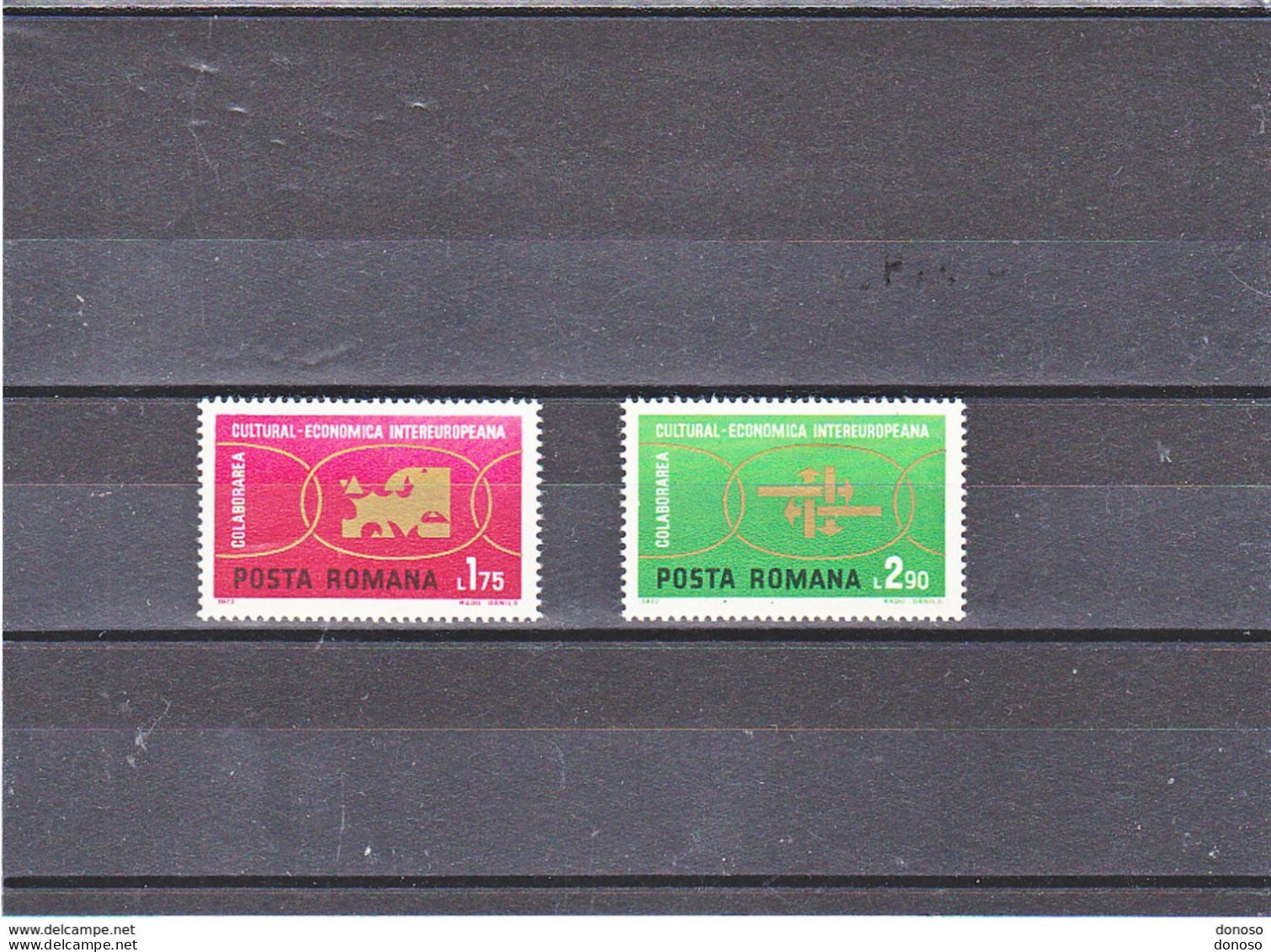 ROUMANIE 1972 EUROPE Yvert 2680-2681, Michel 3020-3021 NEUF** MNH Cote 4,50 Euros - Nuovi