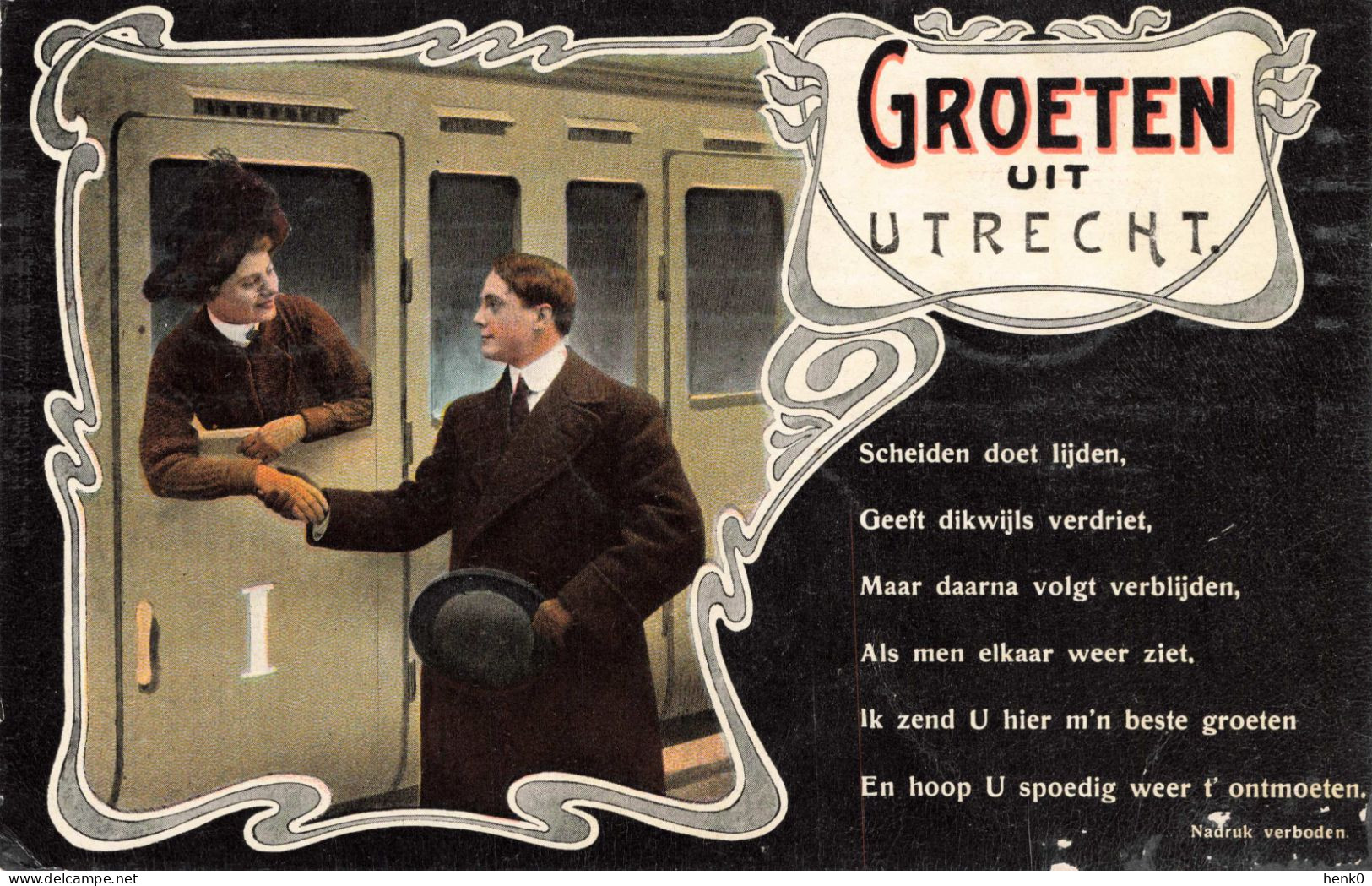 Utrecht Groeten Uit Fantasiekaart Oud 1913 C3113 - Utrecht