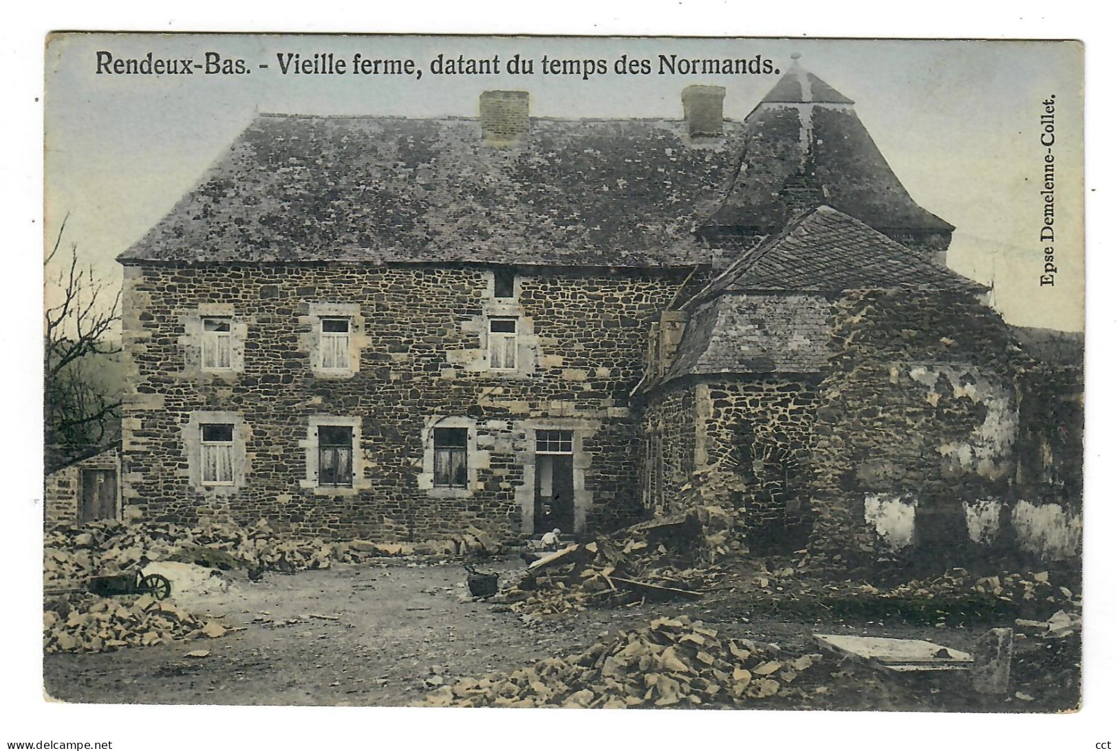 Rendeux-Bas   Rendeux  Vieille Ferme, Datant Du Temps Des Normands   Edit Epse Demelenne-Collet - Rendeux