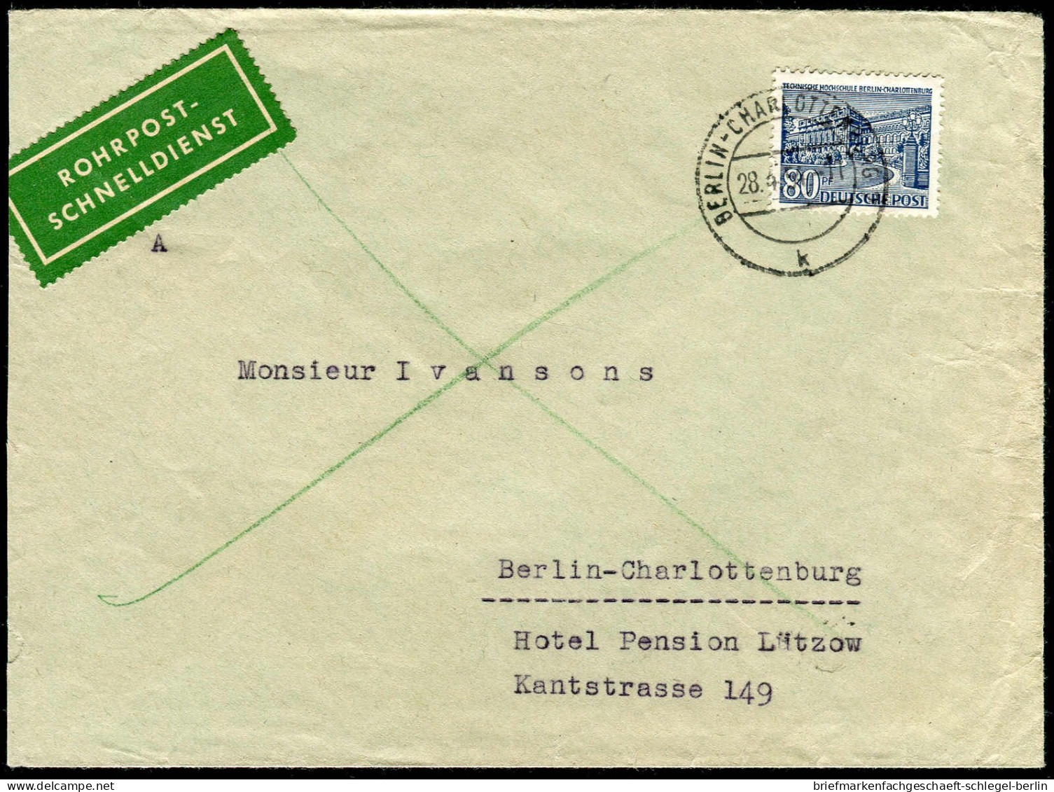 Berlin, 1954, 55, Brief - Autres & Non Classés