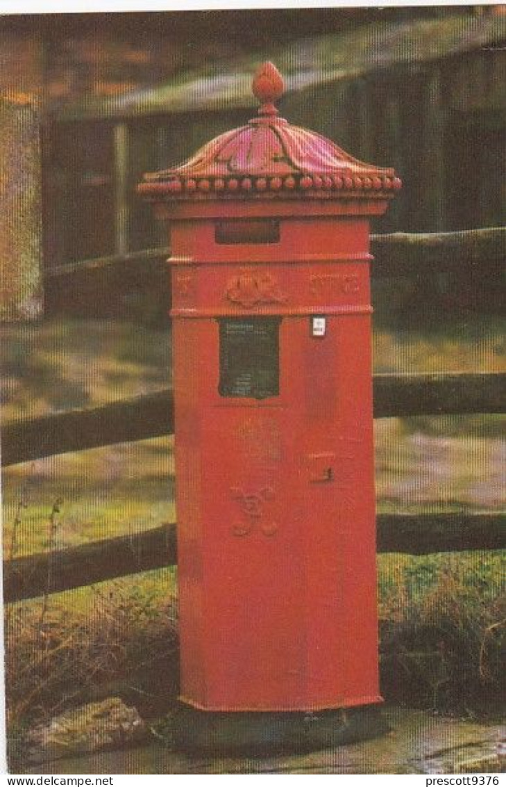 Penfold Post Box, Budby, Newark, Nottinghamshire -  Unused Postcard -  N1 - Nottingham