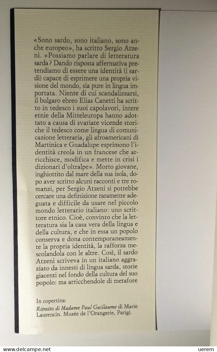 2019 Sardegna Sellerio ATZENI SERGIO BELLAS MARIPOSAS Palermo, Sellerio 2019 - Livres Anciens