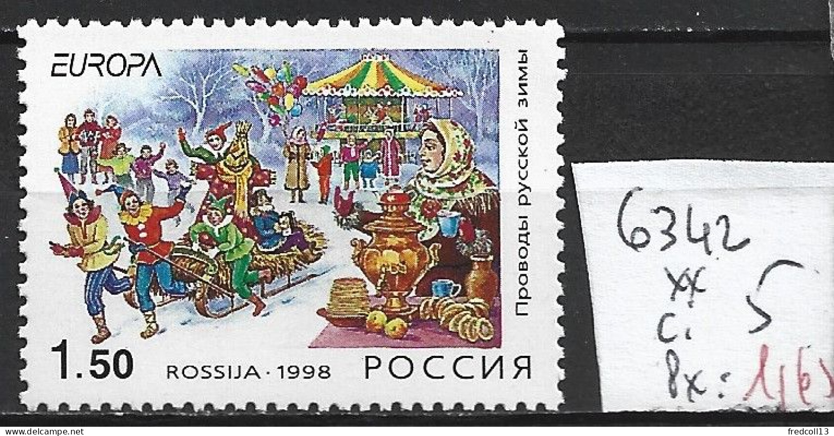 RUSSIE 6342 ** Côte 5 € - Ungebraucht