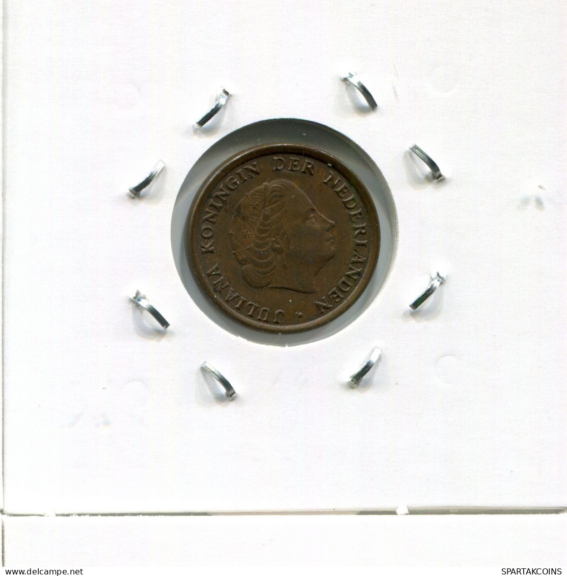 1 CENT 1969 NETHERLANDS Coin #AR538.U.A - 1948-1980: Juliana