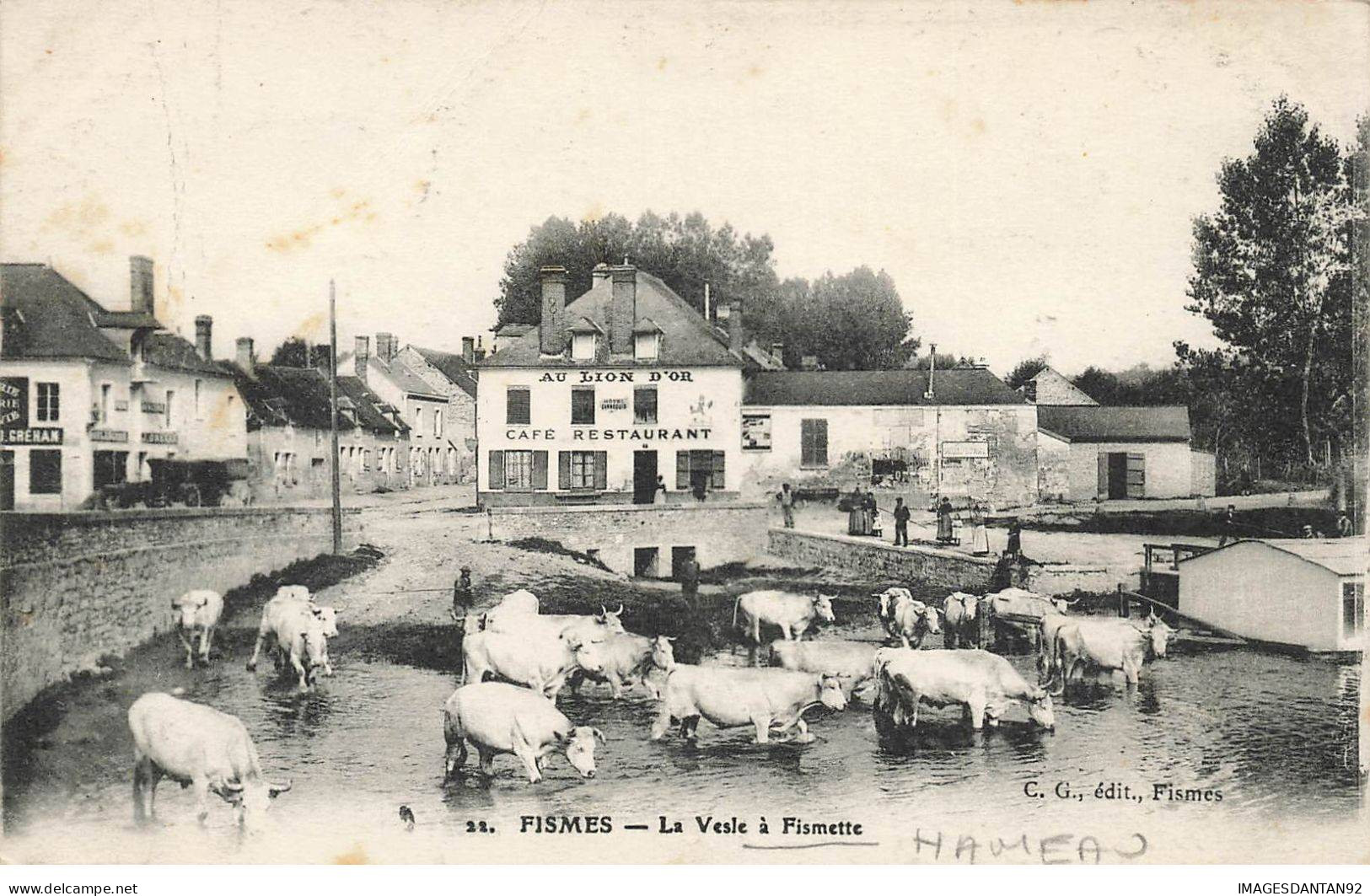 51 FISMES AH#AL00416  LA VESLE A FISMETTE HAMEAU - Fismes