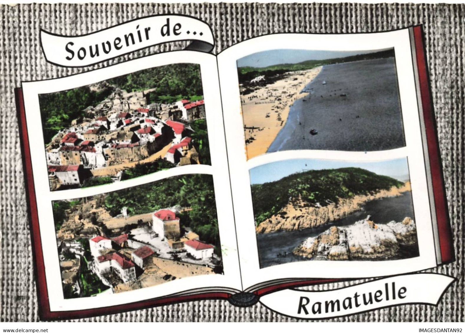 83 RAMATUELLE AK#DC768 VUE AERIENNE ANSE DE PAMPELONE LA PLACE ET LES ECOLES CAP CAMARAL - Ramatuelle