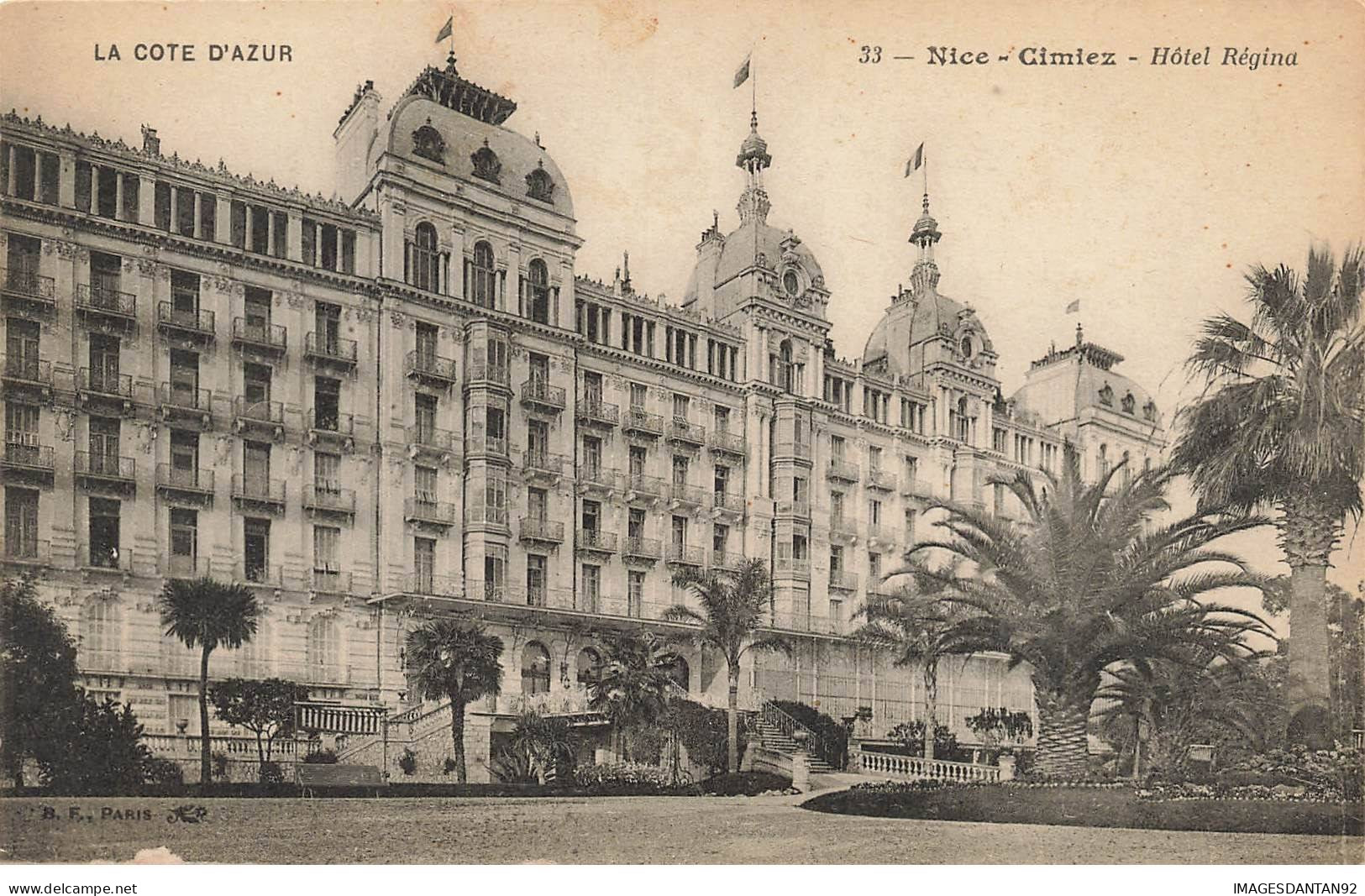 06 NICE AP#DC366 CIMIEZ L HOTEL REGINA - Cafés, Hotels, Restaurants