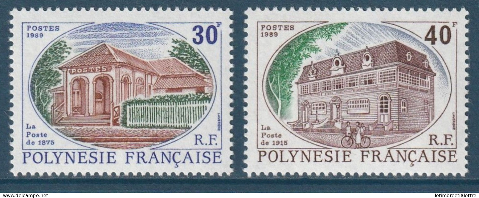 Polynésie Française - YT N° 322 Et 323 ** - Neuf Sans Charnière - 1988 - Unused Stamps