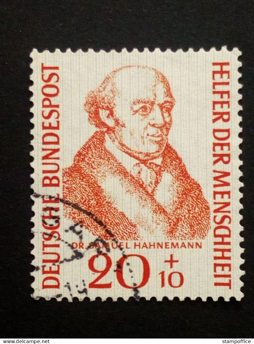 DEUTSCHLAND MI-NR. 224 GESTEMPELT(USED) WOHLFAHRT 1955 DR. SAMUEL HAHNEMANN HOMÖOPATHIE - Used Stamps