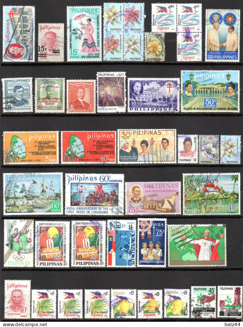 PHILIPPINES PILIPINAS  Petit Lot Timbres Tous Oblitéré / Used - Philippines