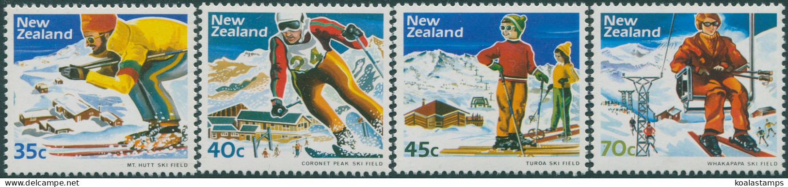 New Zealand 1984 SG1336-1339 Ski Fields Set MNH - Otros & Sin Clasificación