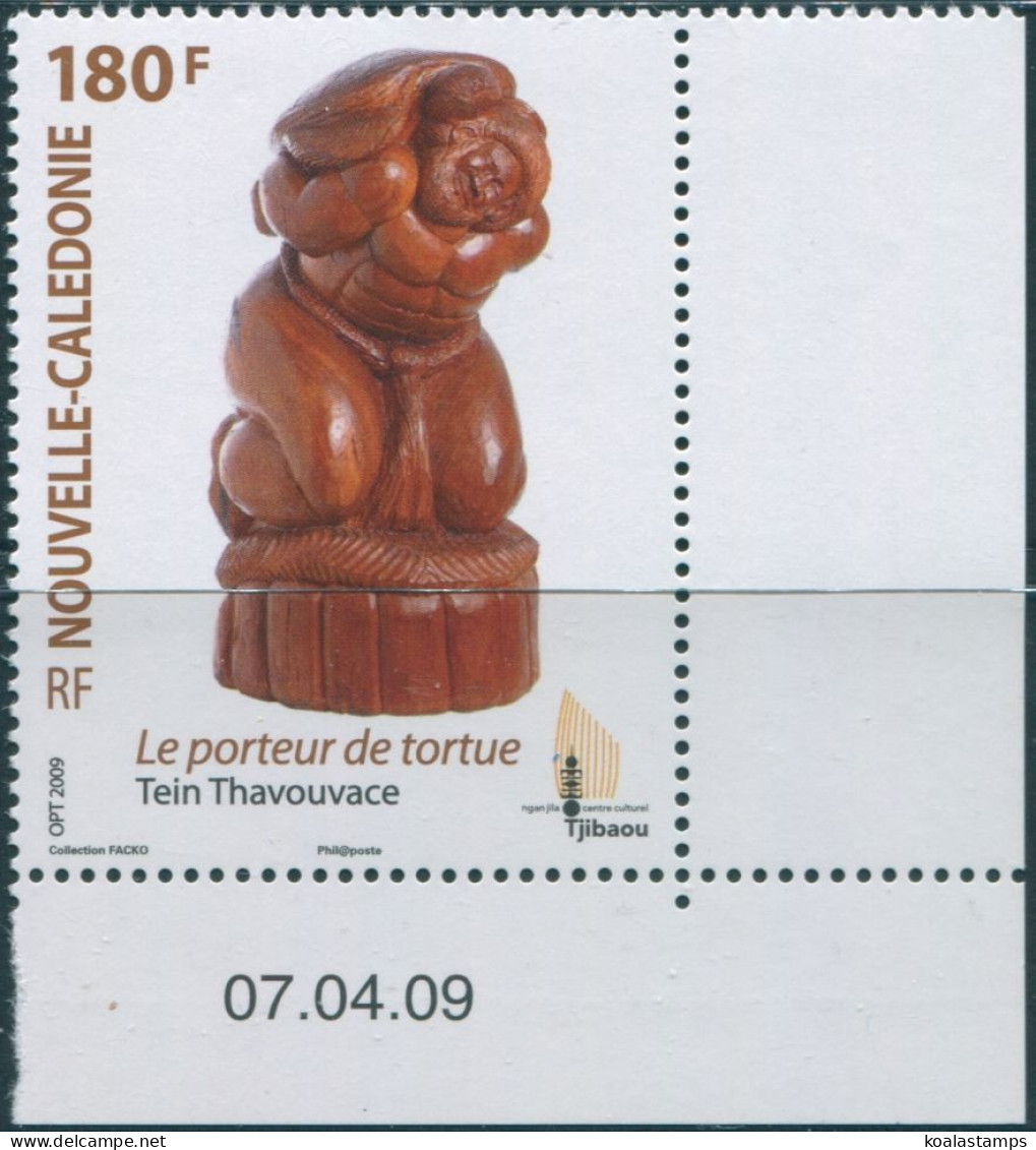 New Caledonia 2009 SG1466 180f Turtle Bearer Sculpture MNH - Altri & Non Classificati