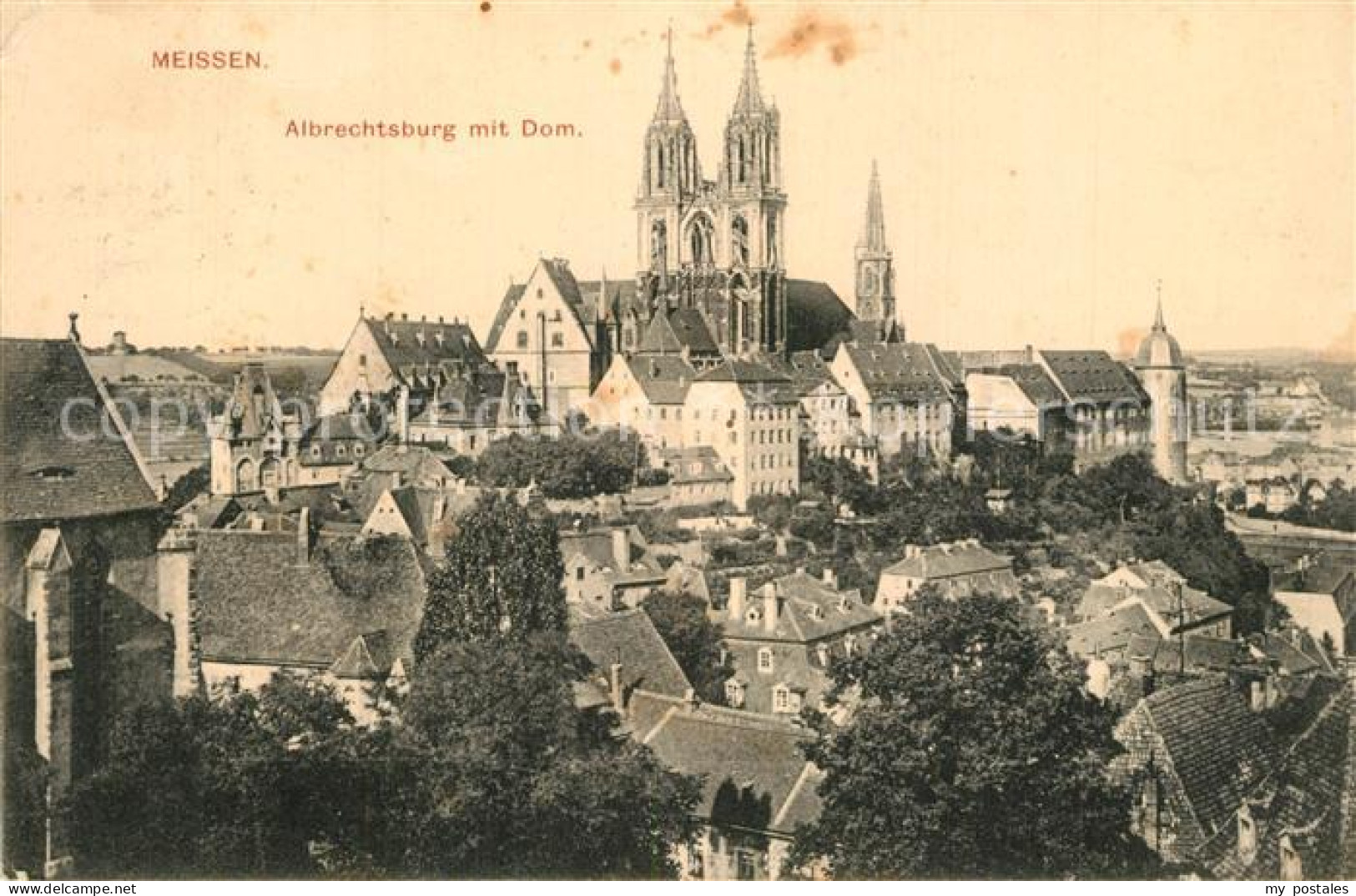 73585813 Meissen Elbe Sachsen Albrechtsburg Mit Dom Meissen Elbe Sachsen - Meissen