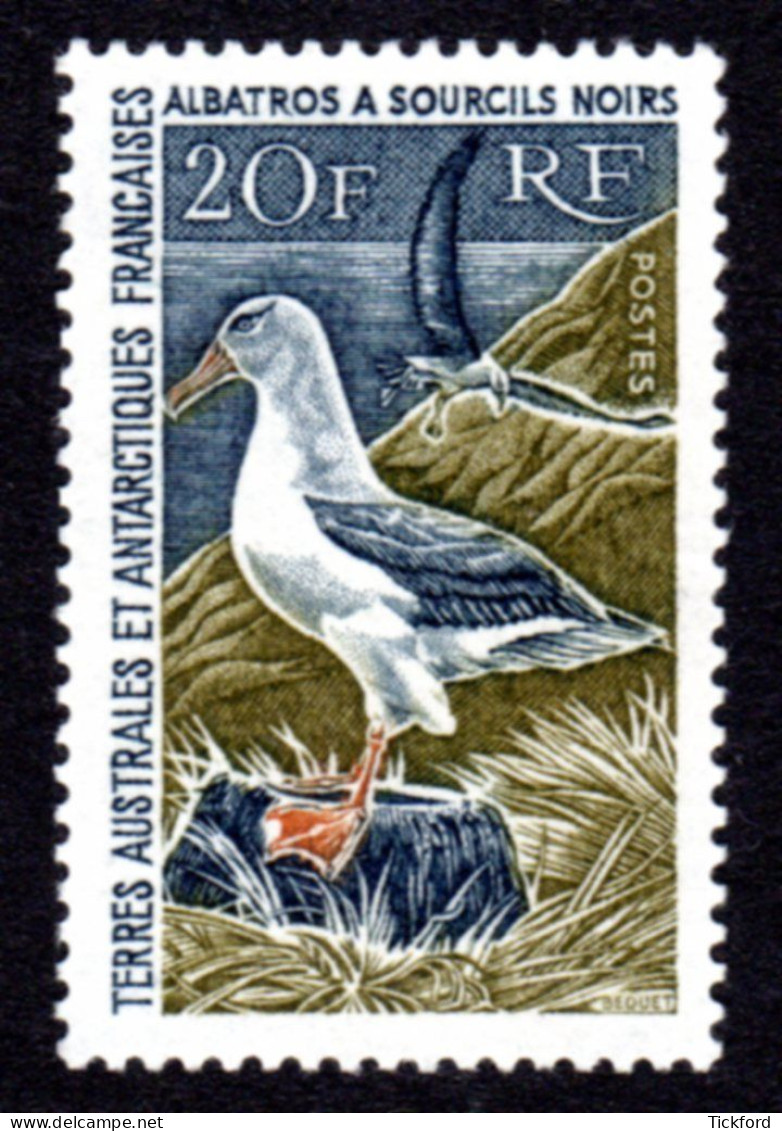 T.A.A.F. 1968 - Yvert N° 24 - Neuf ** / MNH Signé - Faune, Albatros, TB - Ungebraucht