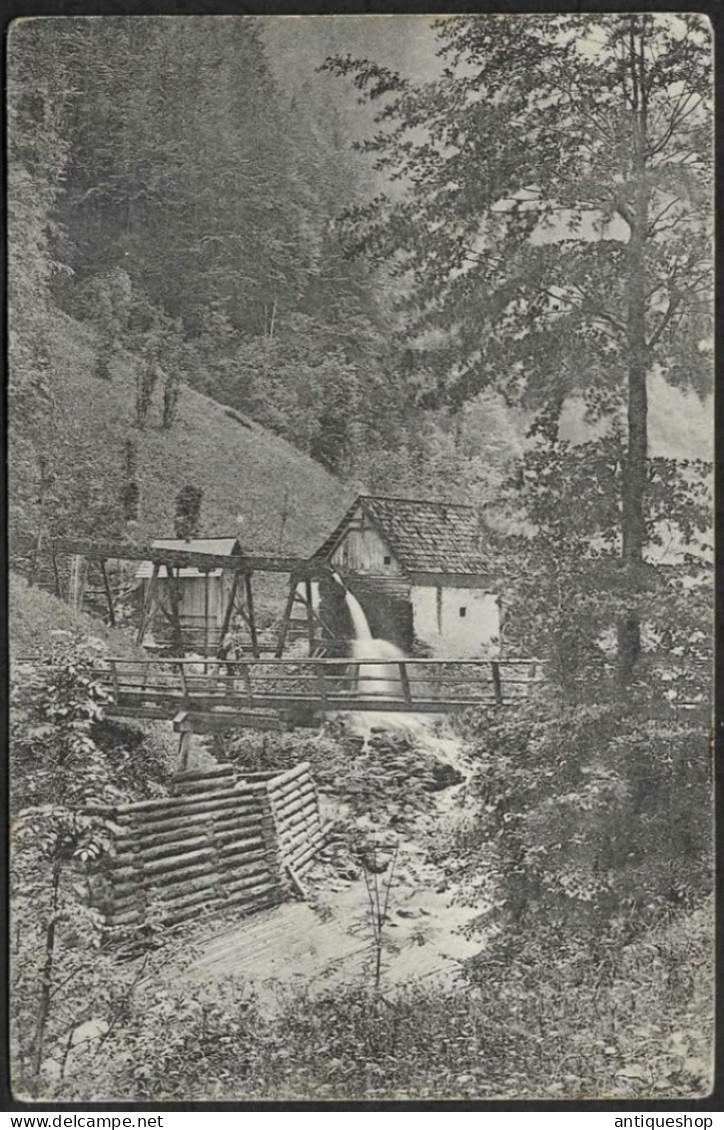 Austria-----Nestelberggraben(Nestelbergmuhle)-----old Postcard - Wassermühlen