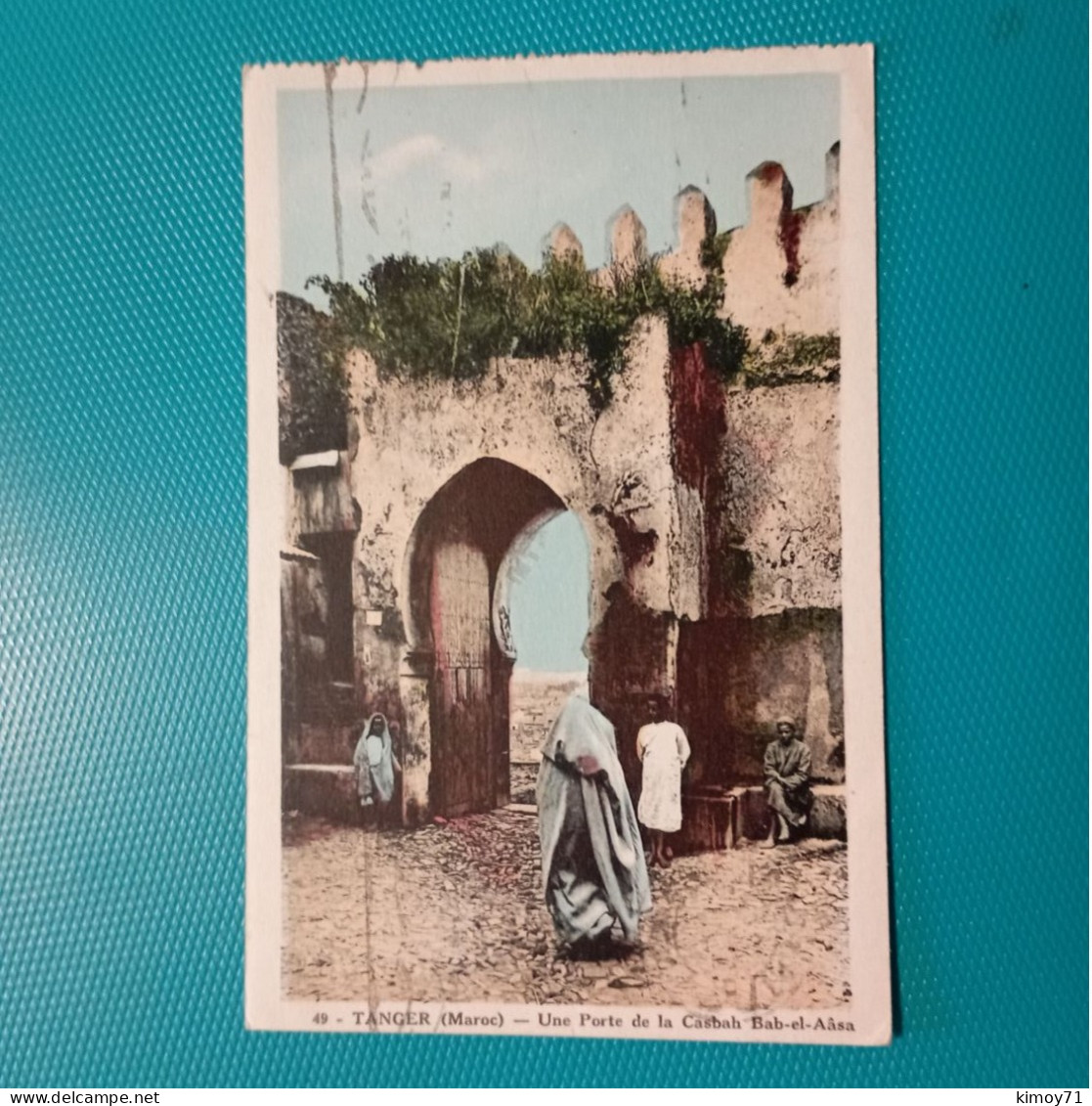 Cartolina Tanger (Maroc) - Une Porte De La Casbah Bad-el-Aasa. Viaggiata 1936 - Tanger