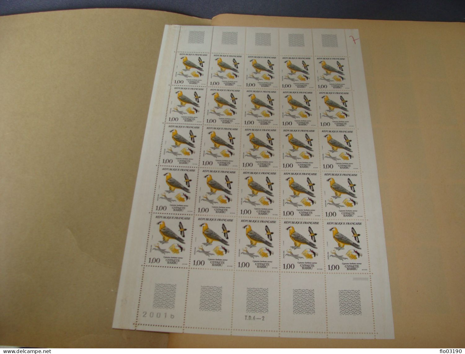 N° 2337 En Feuille De 25 Timbres Entières Neuves - Feuilles Complètes