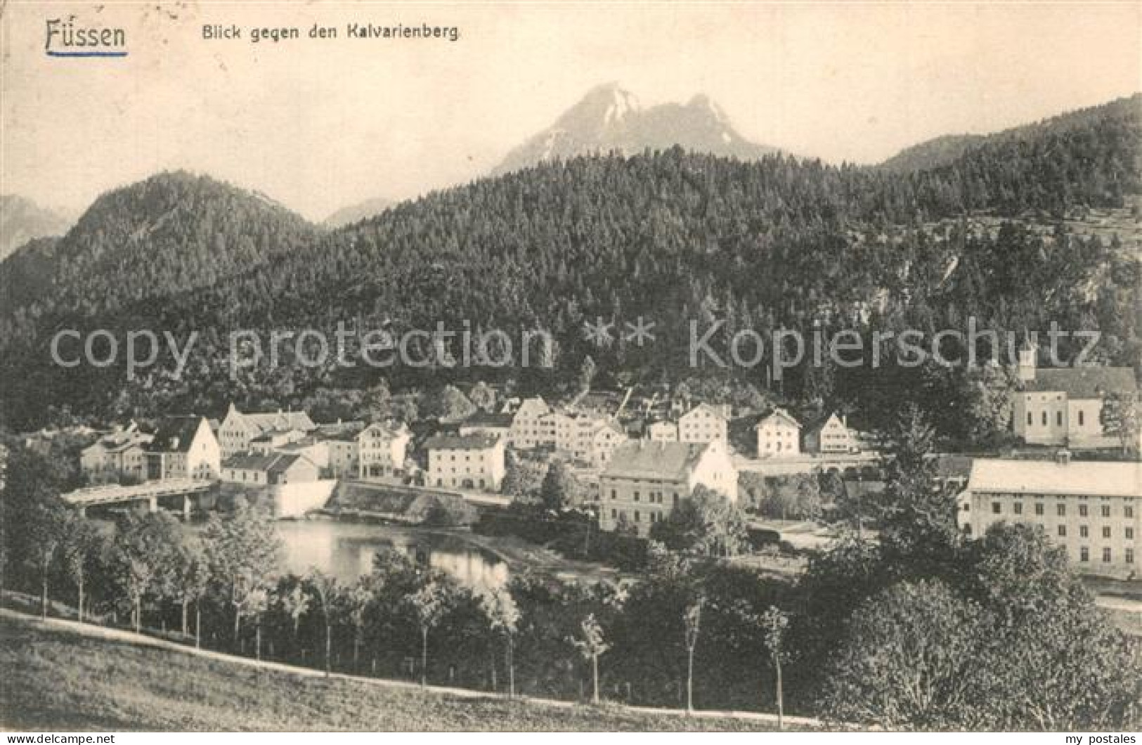 73546380 Fuessen Allgaeu Kalvarienberg Panorama Fuessen Allgaeu - Füssen