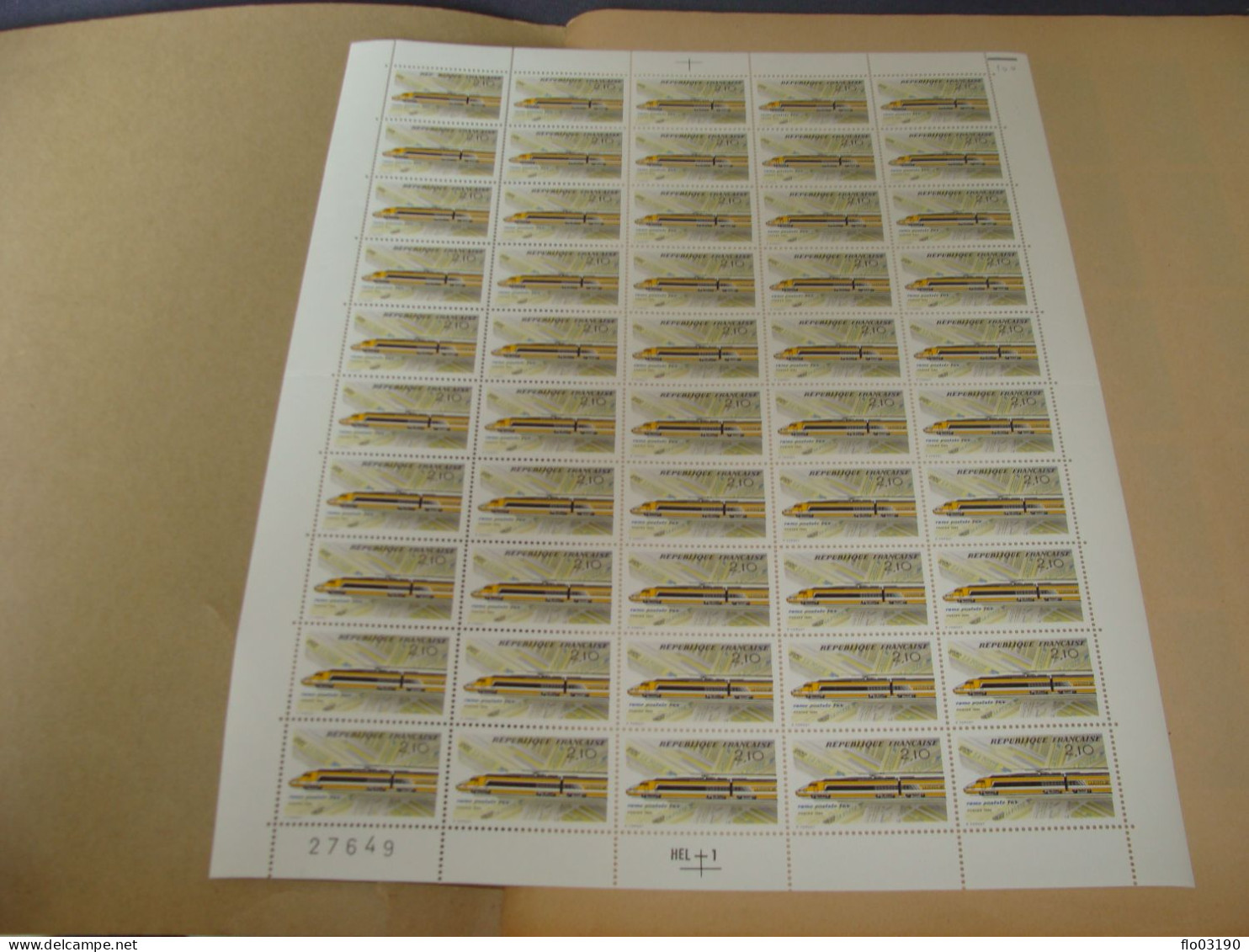 N° 2334 En Feuille  De 50 Timbres Entières Neuves - Feuilles Complètes