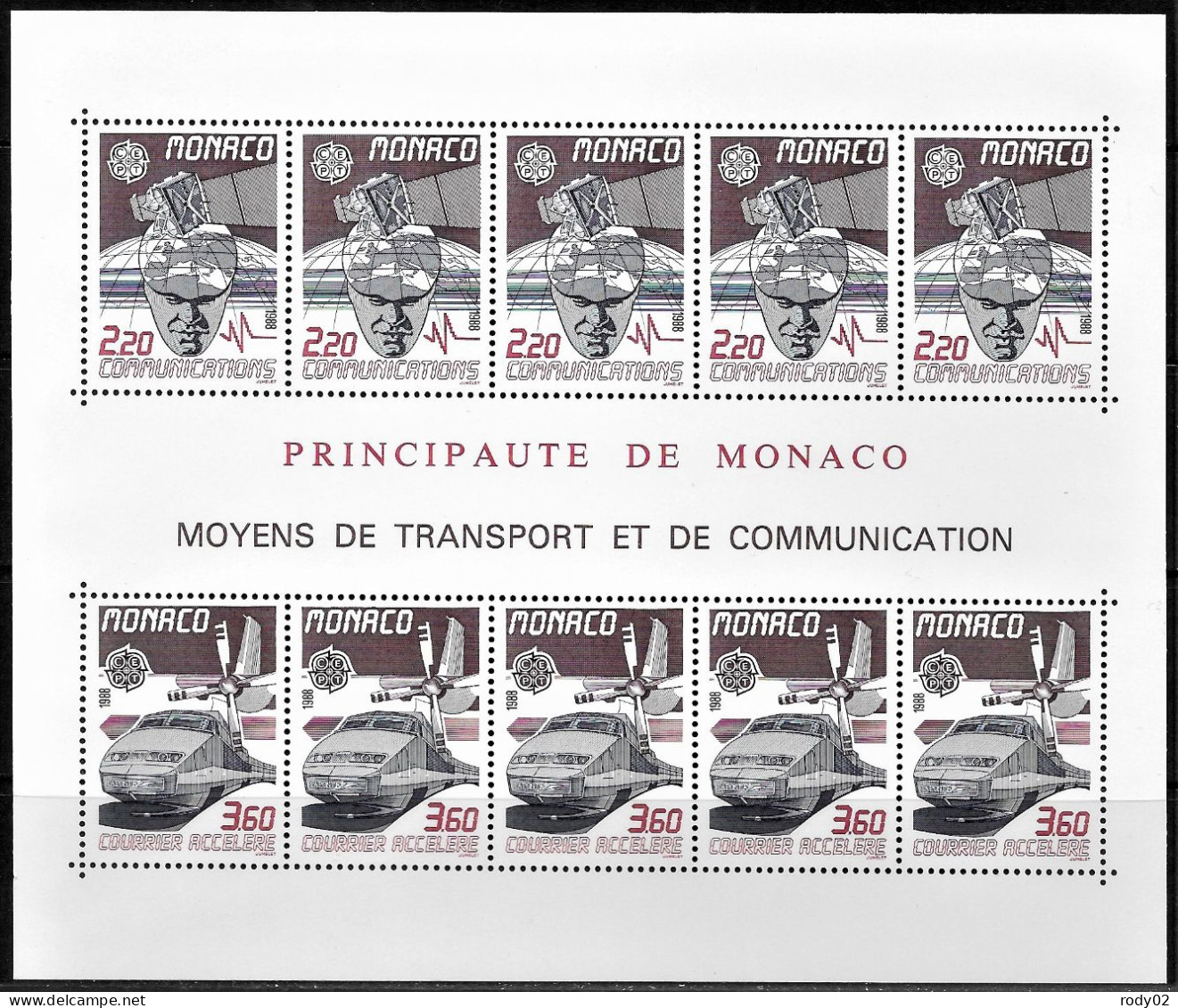 MONACO - EUROPA CEPT - BF 41 - NEUF** MNH - Blocchi