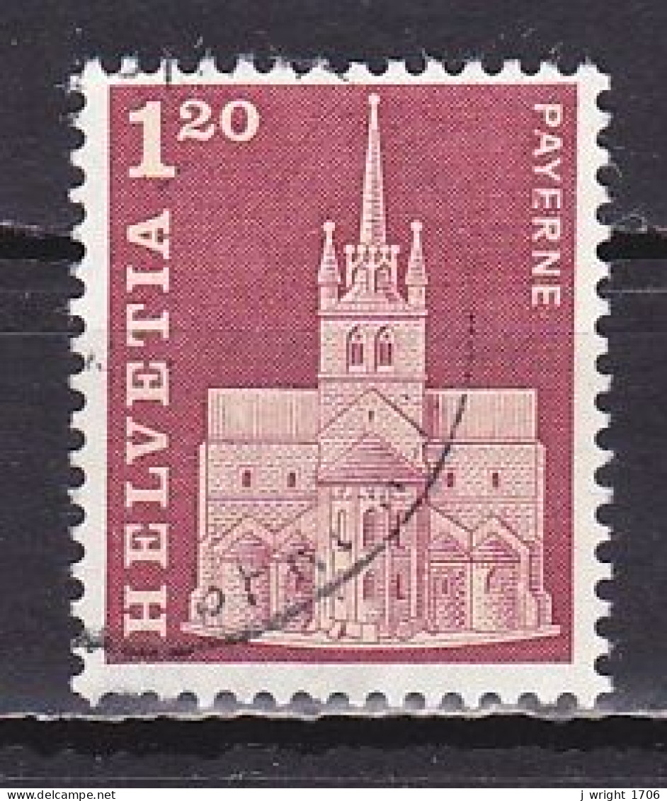 Switzerland, 1968, Monuments/Payerne, 1.20Fr, USED - Used Stamps