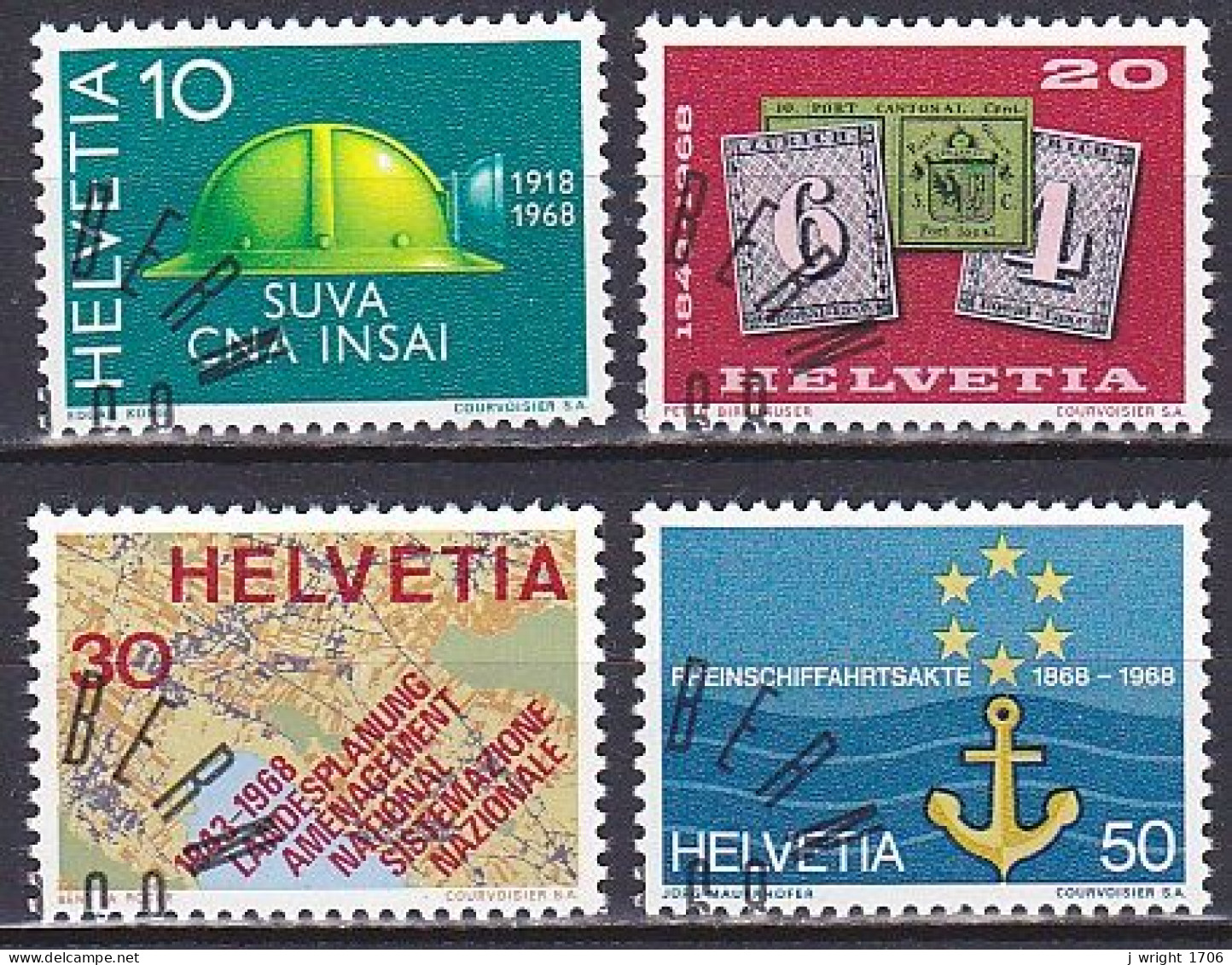 Switzerland, 1968, Publicity Issue, Set, CTO - Oblitérés