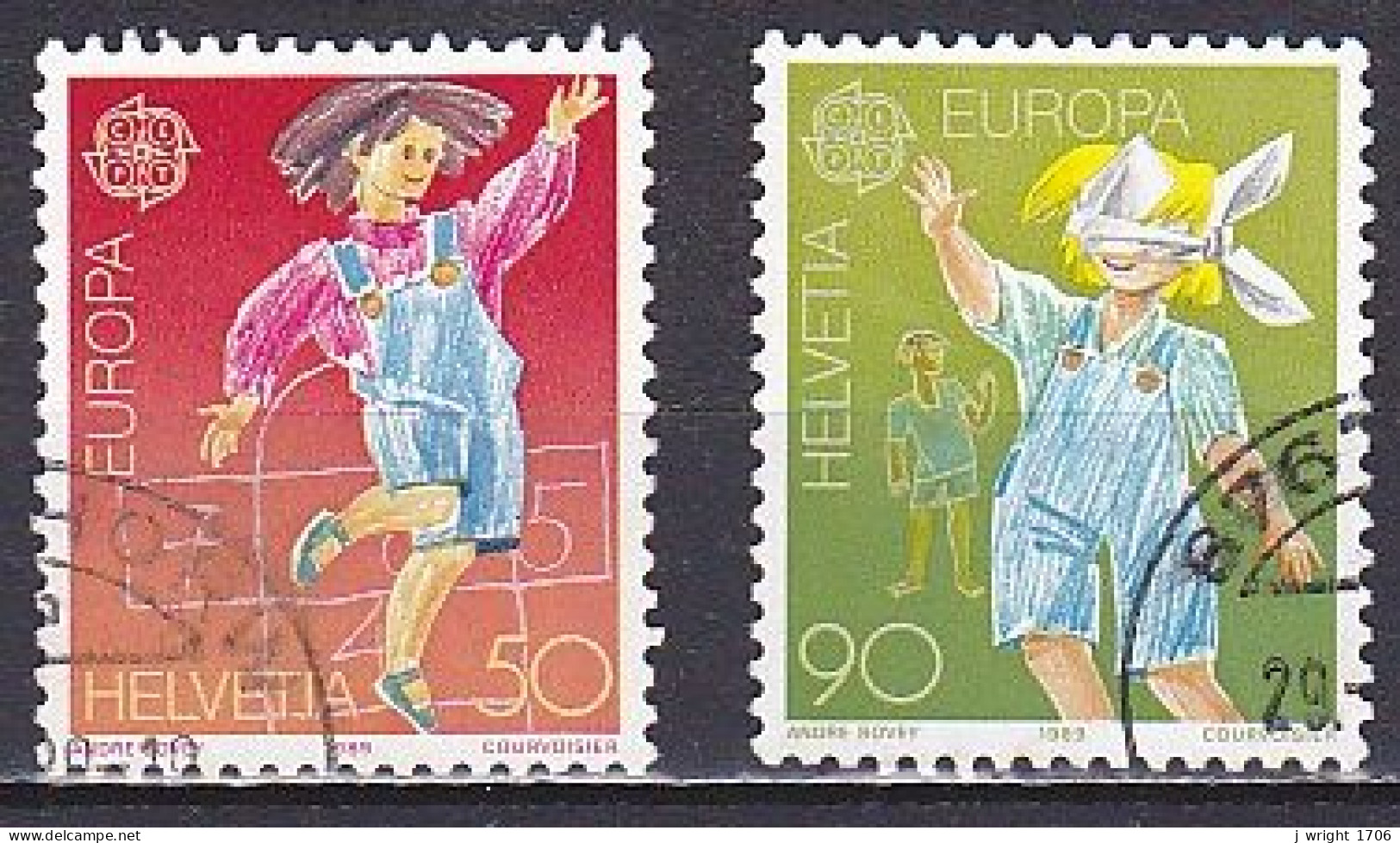 Switzerland, 1989, Europa CEPT, Set, USED - Oblitérés