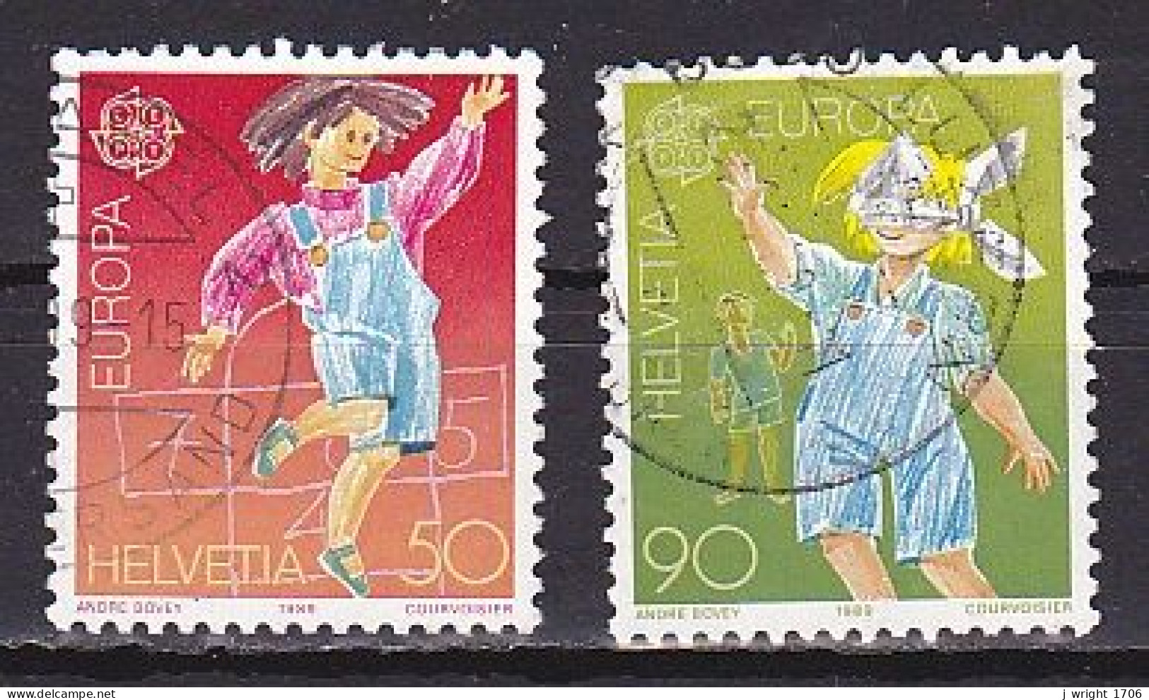 Switzerland, 1989, Europa CEPT, Set, USED - Used Stamps